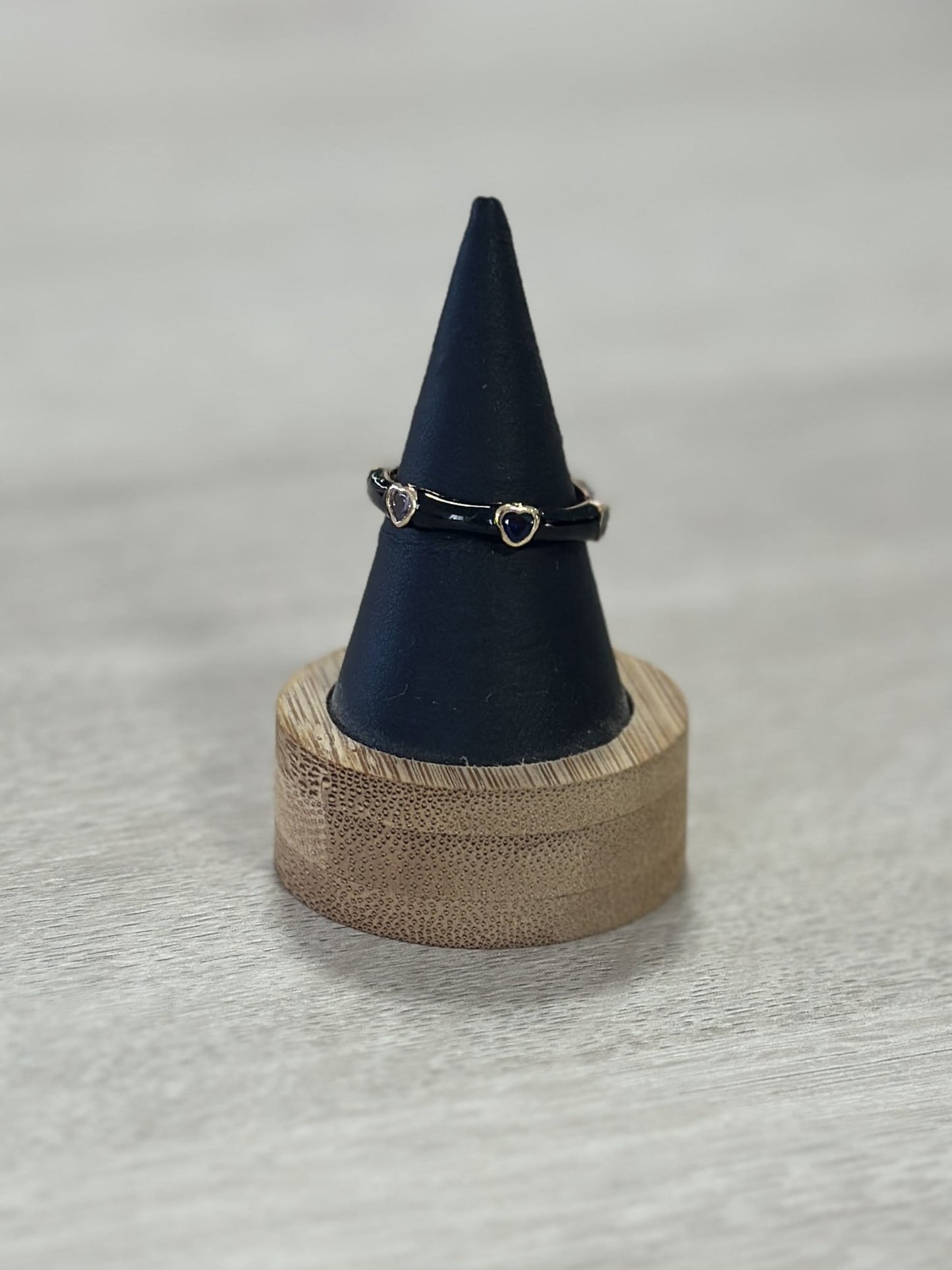 ANILLO ESMALTADO CORAZÓN