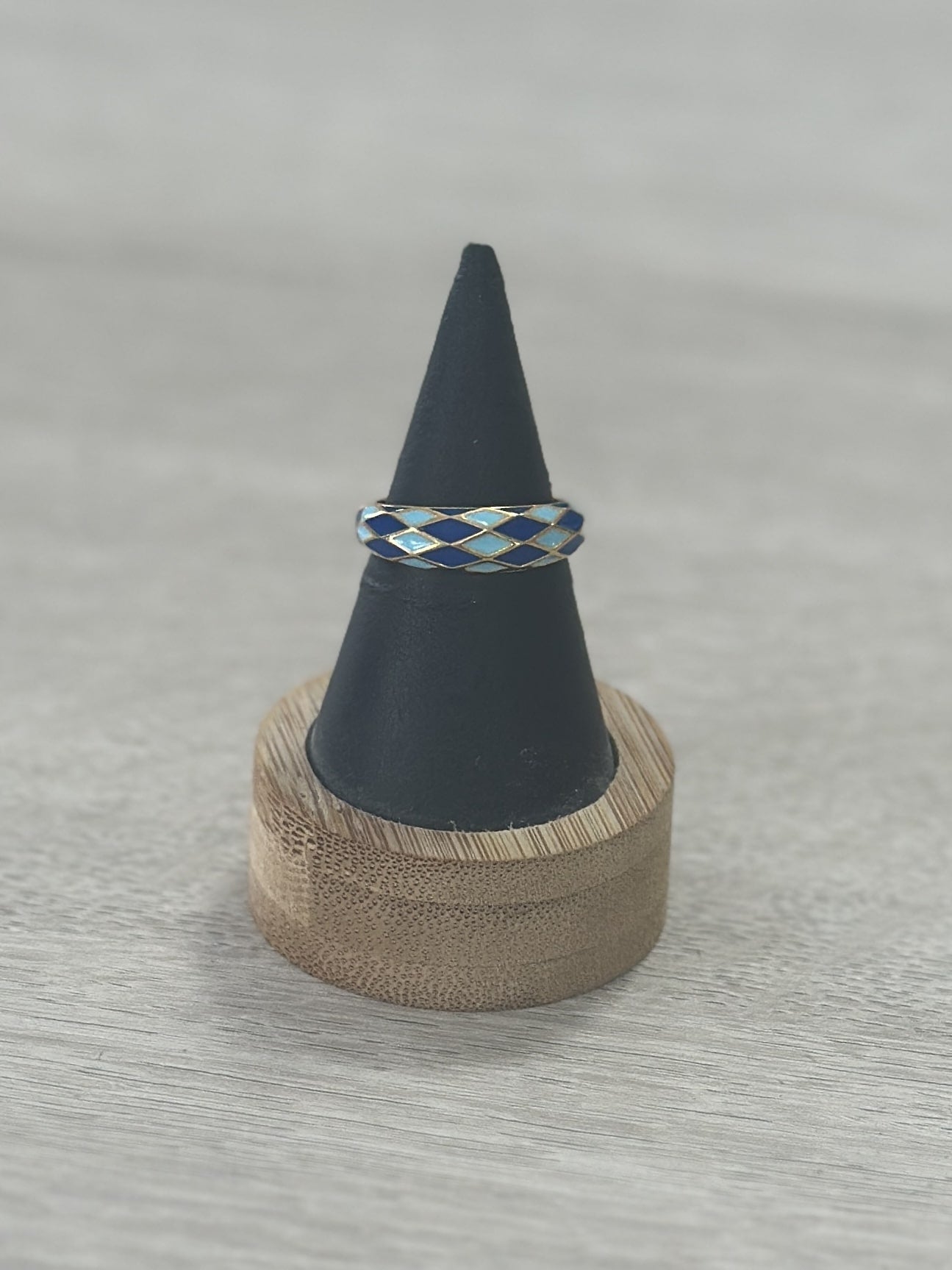 ANILLO ESMALTADO ROMBOS