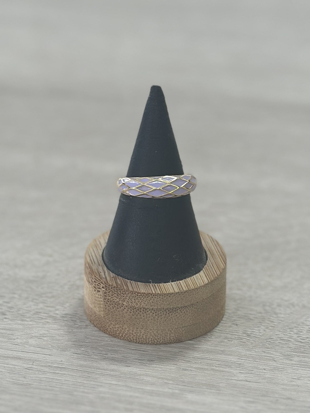 ANILLO ESMALTADO ROMBOS