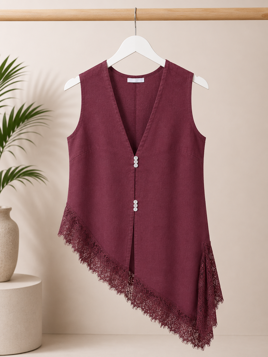 BLUSA ENCAJE BAJO