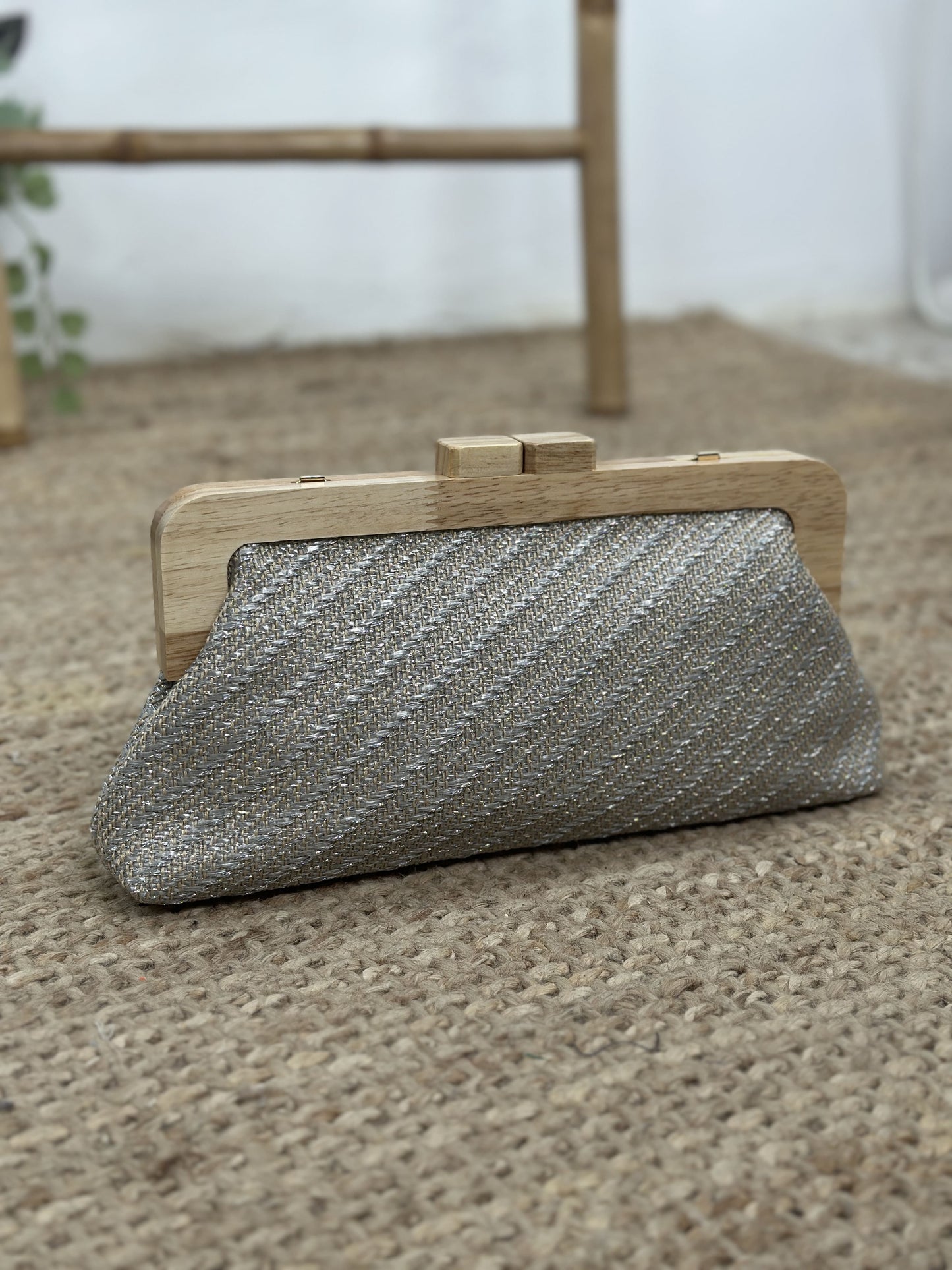 BOLSO BAGUETTE BRILLO