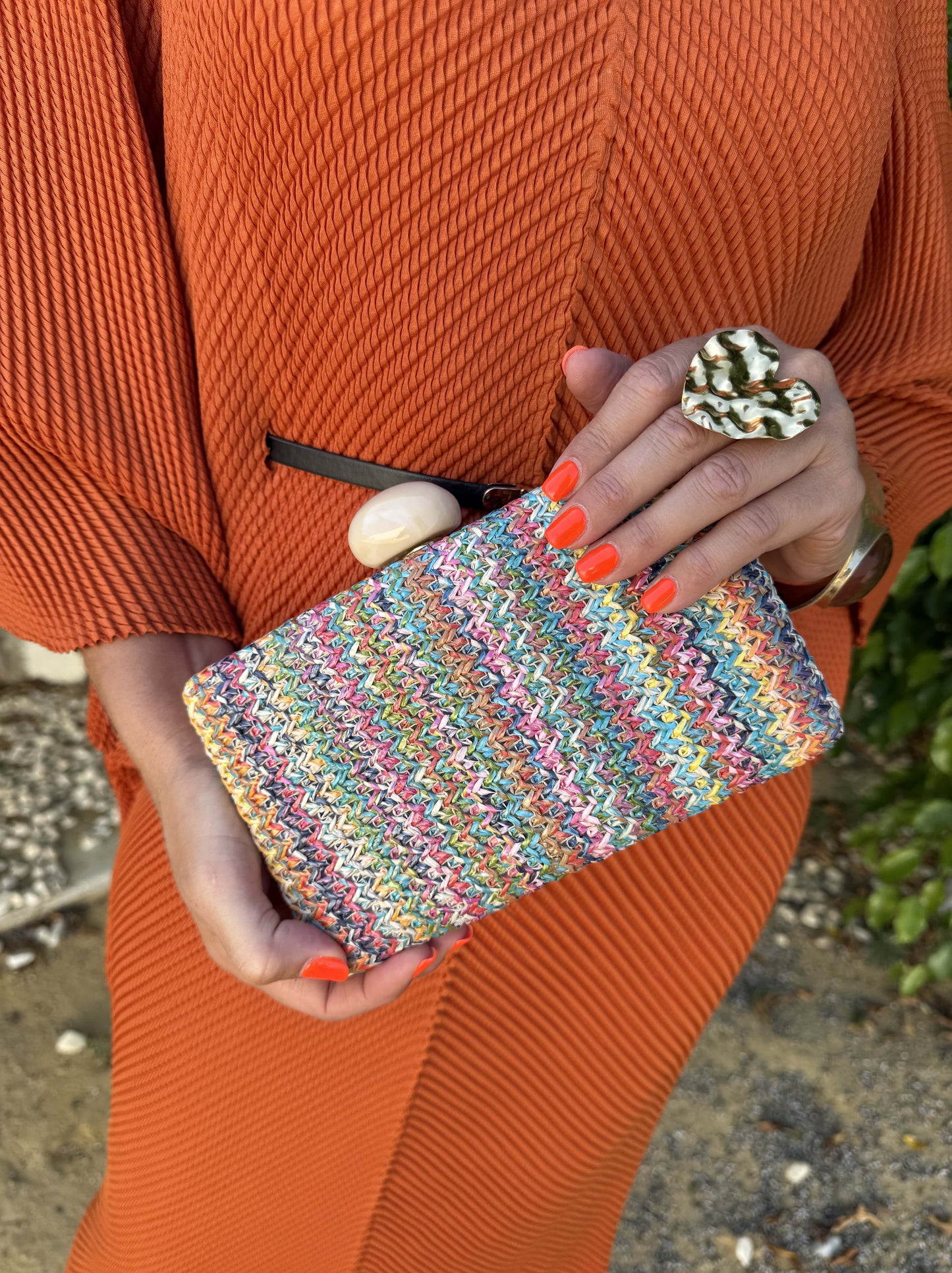 BOLSO RAFIA RÍGIDO
