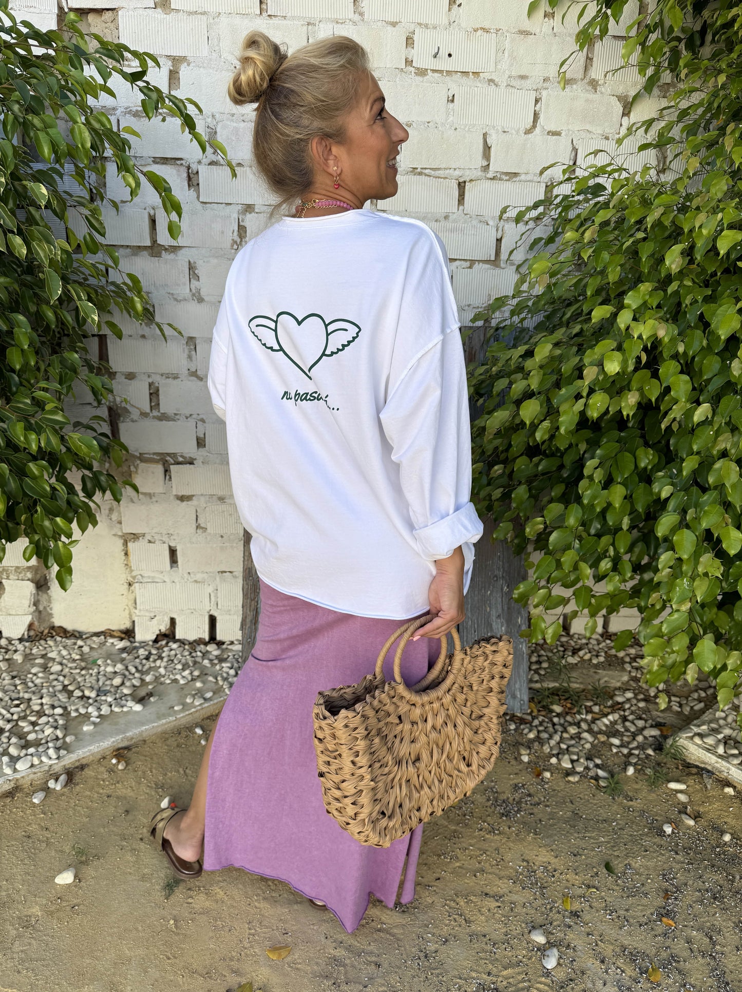CAMISETA COSTURA YERBABUENA