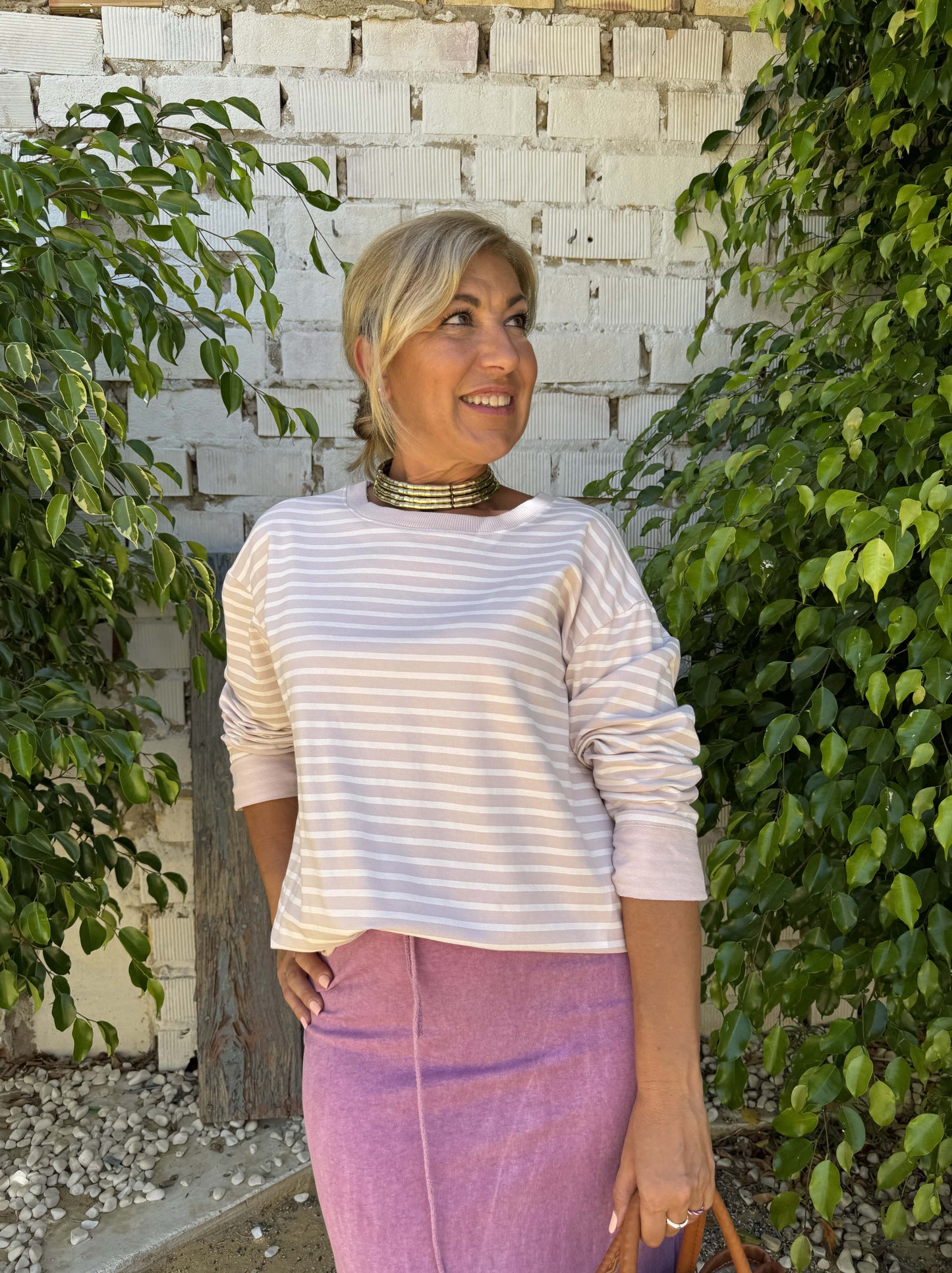 CAMISETA RAYAS GOMA ELÁSTICA