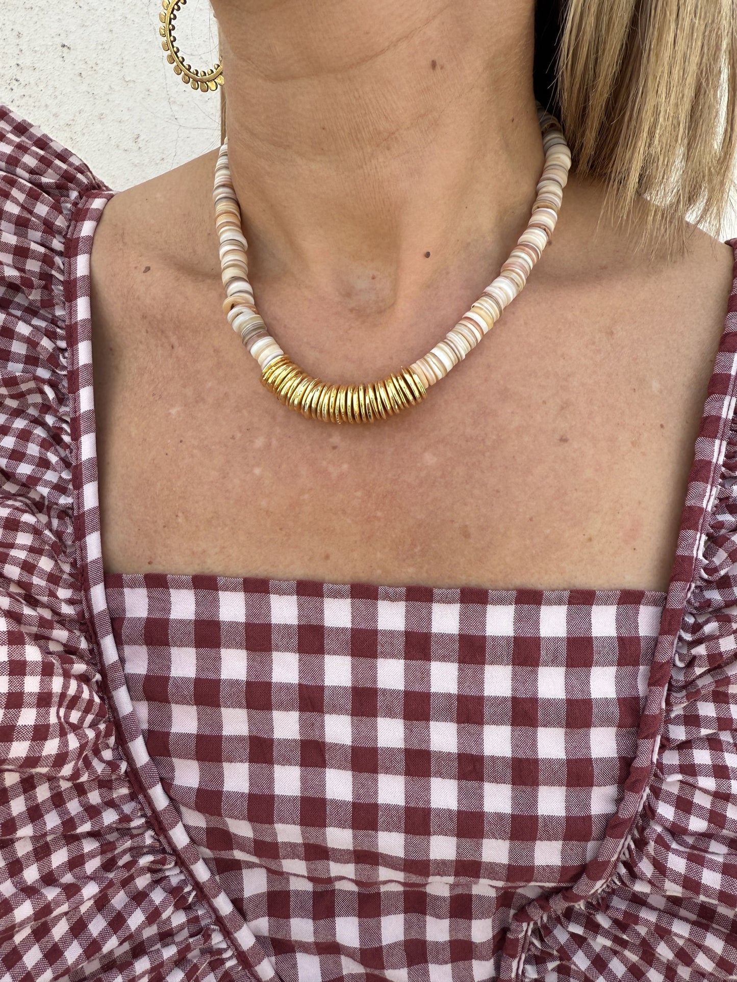 COLLAR ABALORIOS PLANOS