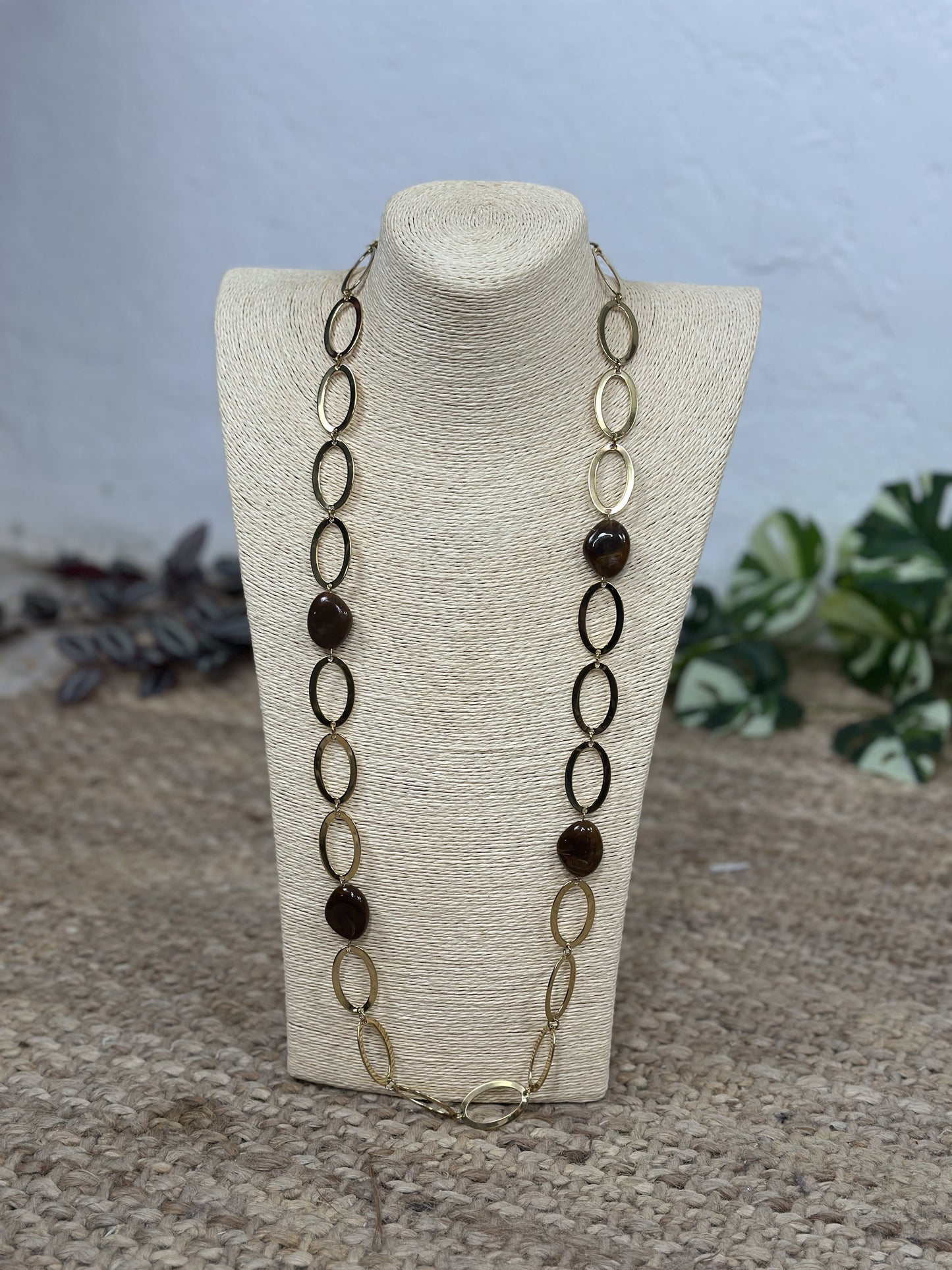 COLLAR CADENA OVALADA