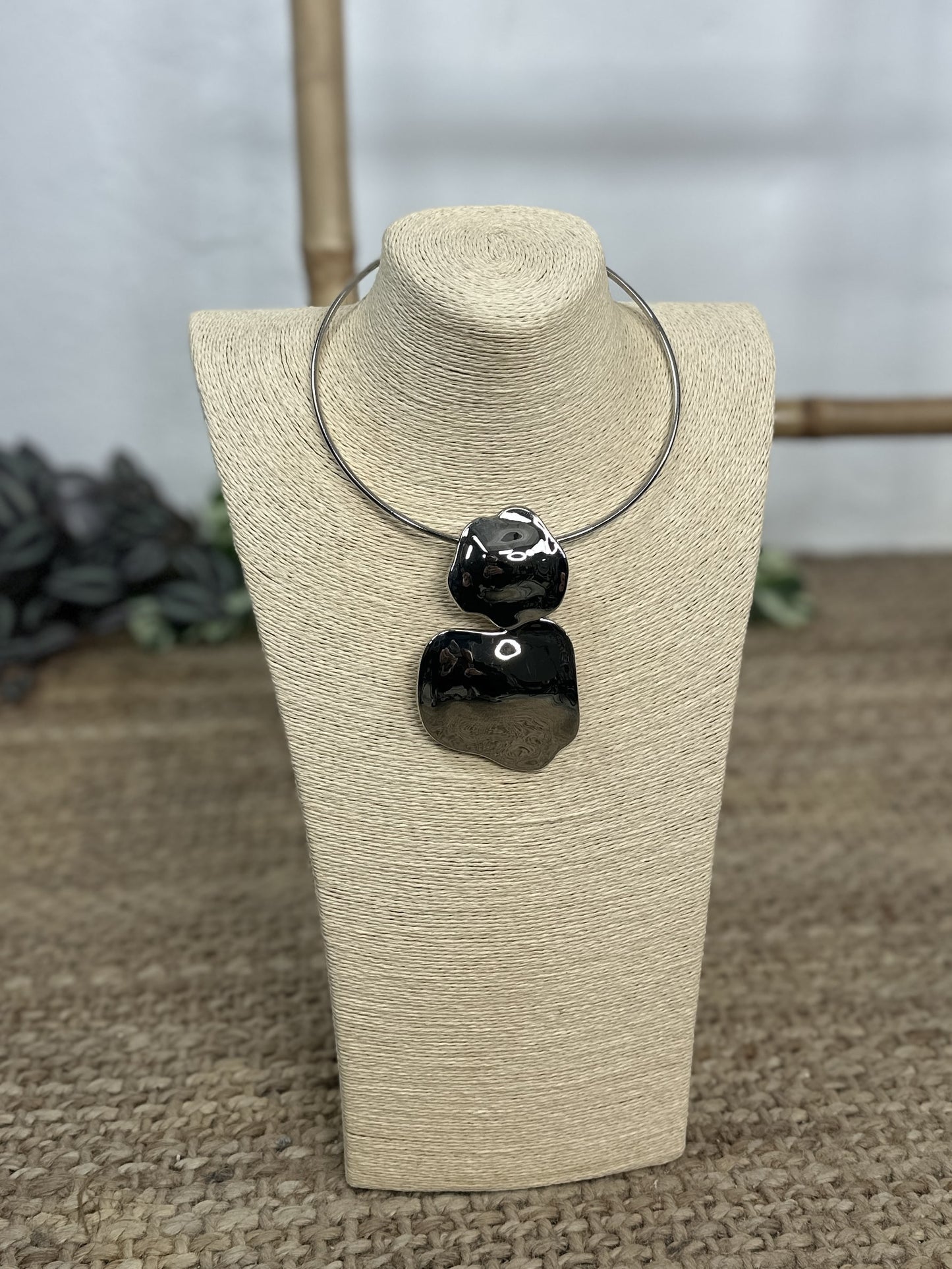 COLLAR CLOD PLATEADO