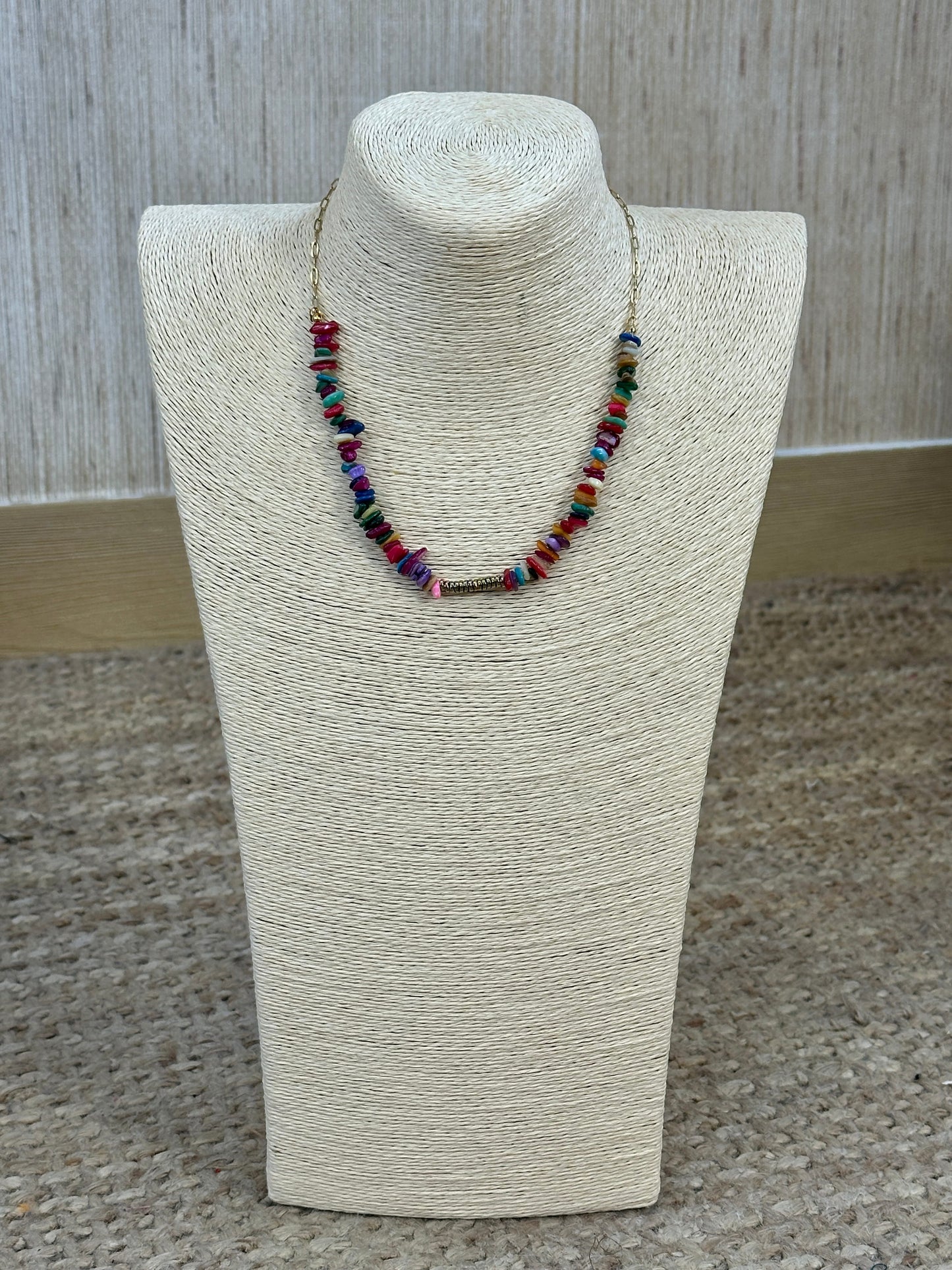 COLLAR CORAL MULTICOLOR