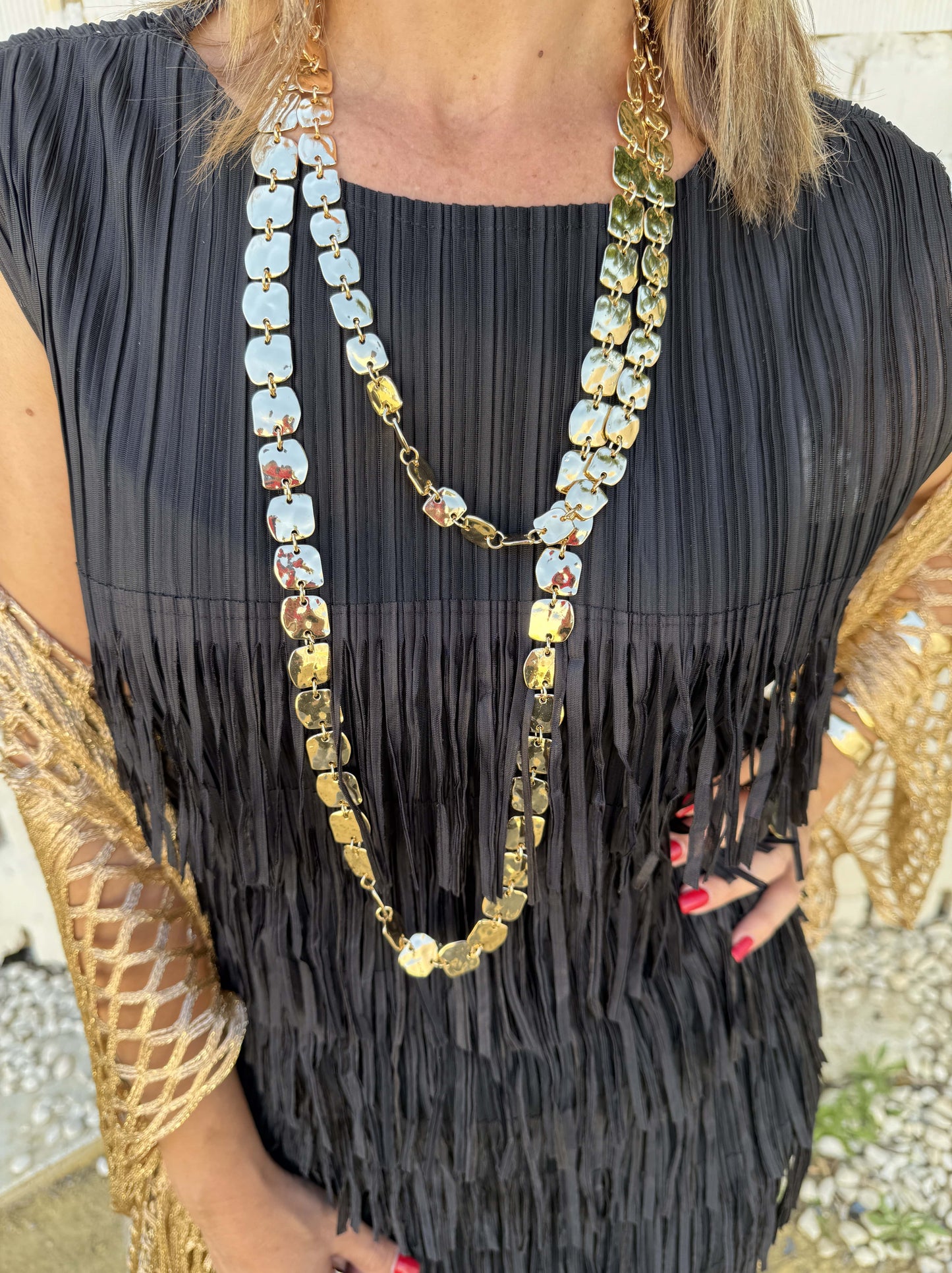 COLLAR DOBLE CHAPAS