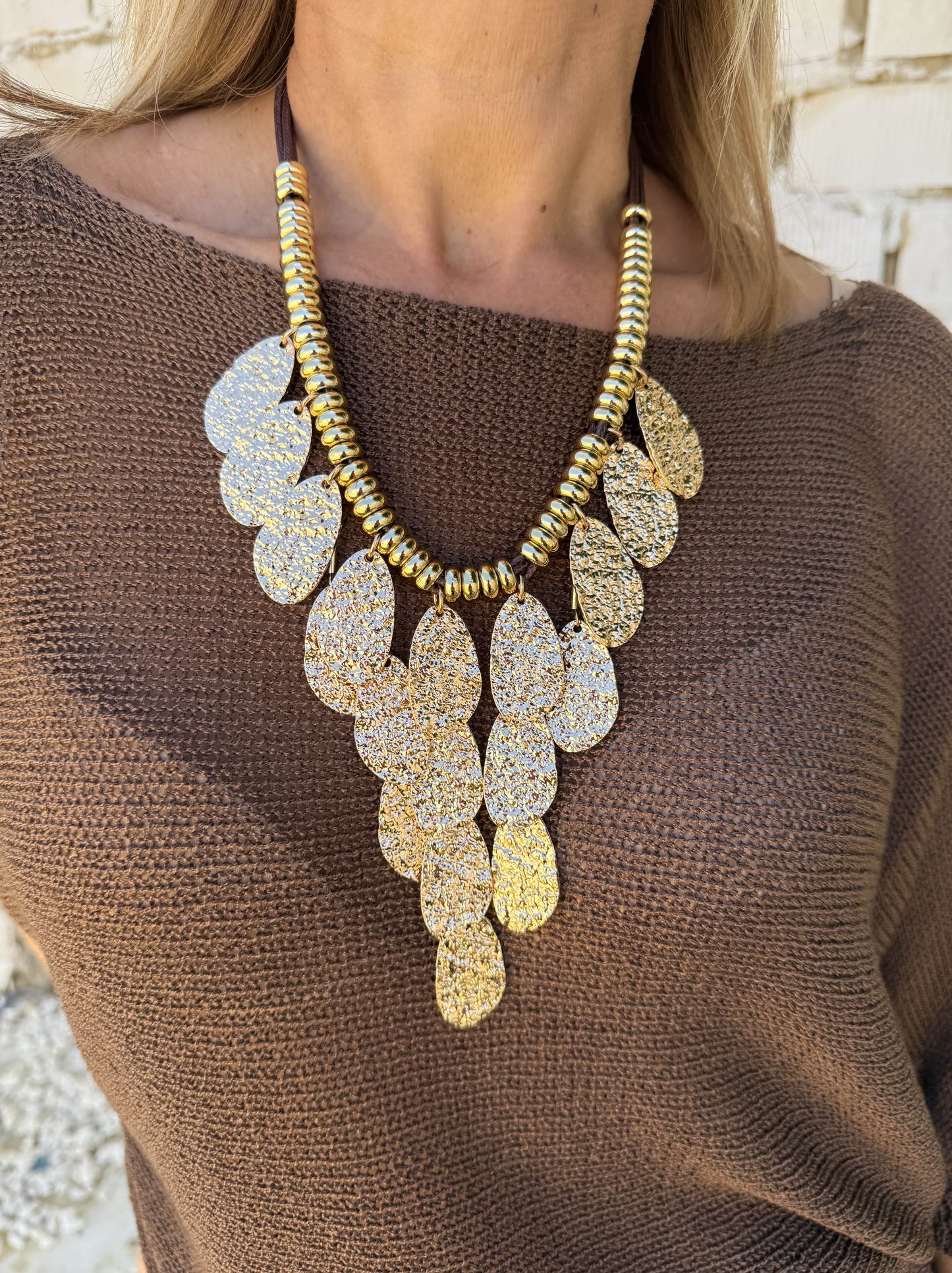 COLLAR PÉTALOS MAXI