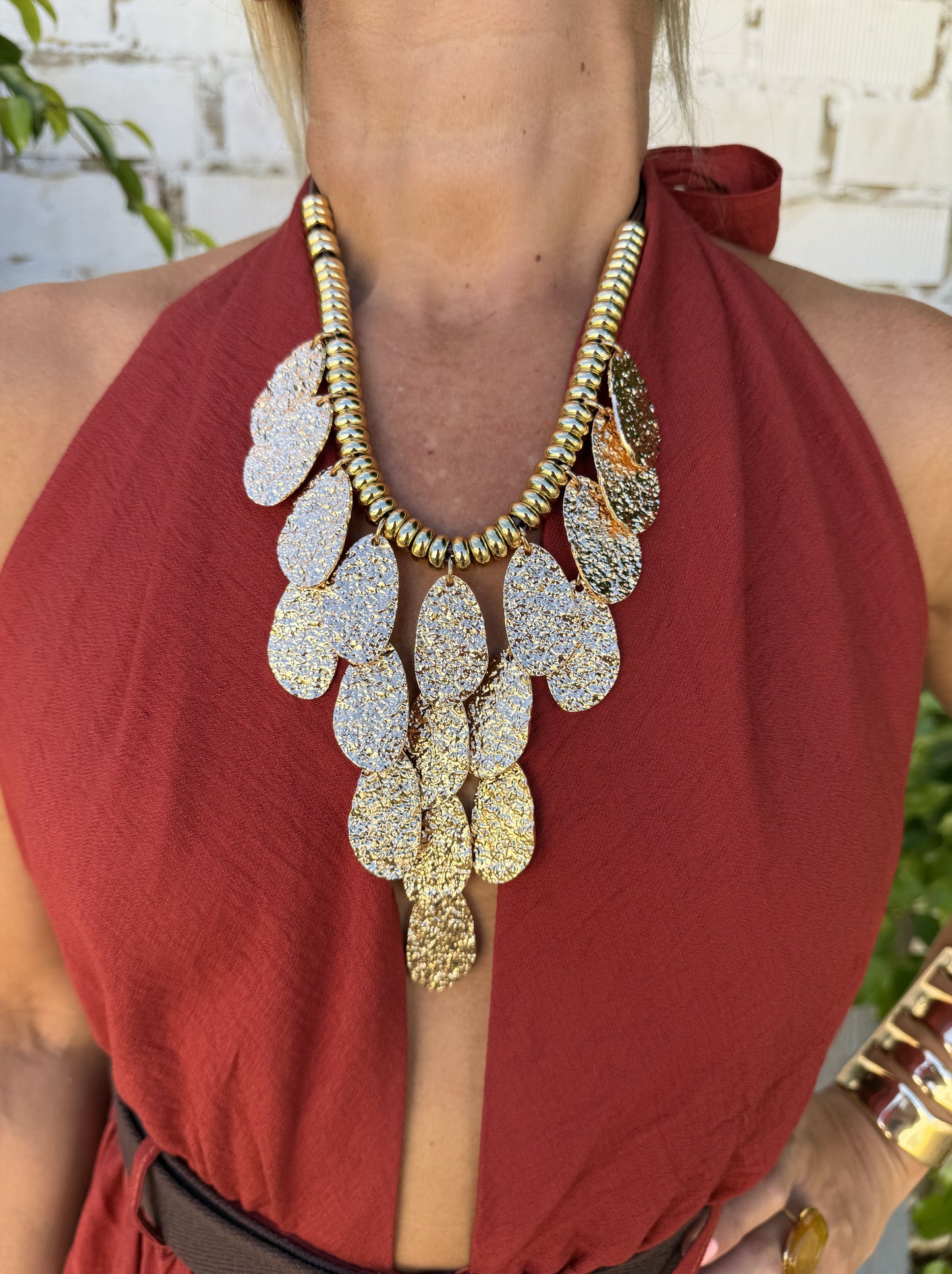 COLLAR PÉTALOS MAXI