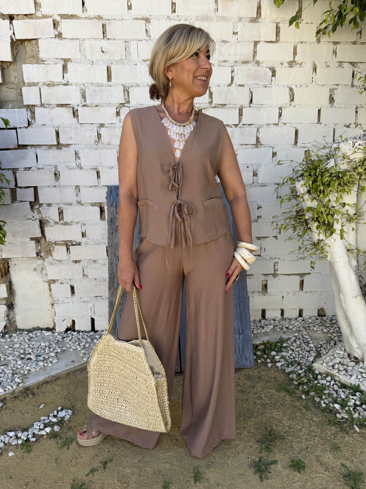 CONJUNTO CHALECO LAZOS