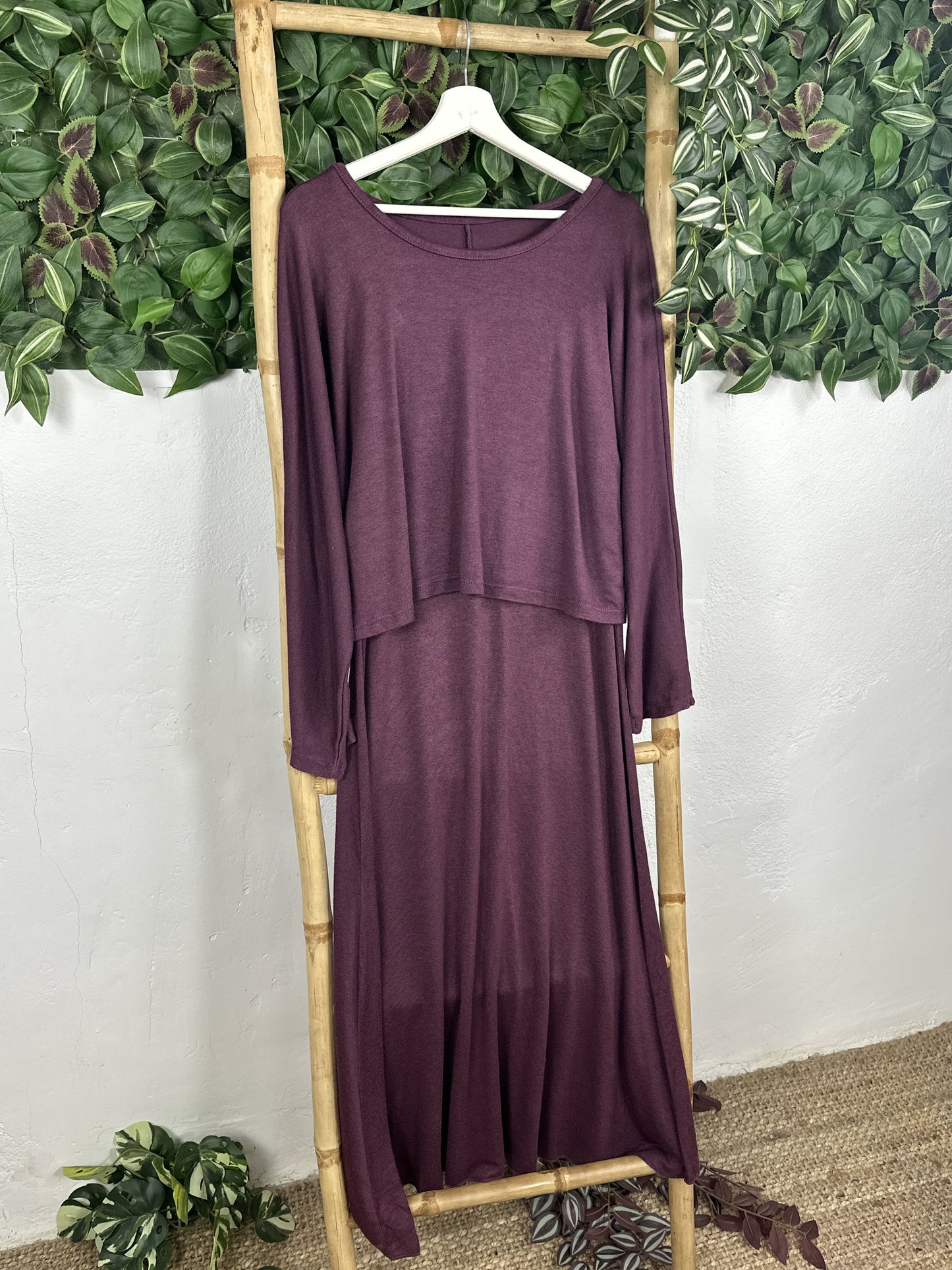 CONJUNTO VESTIDO PUNTO LARGO
