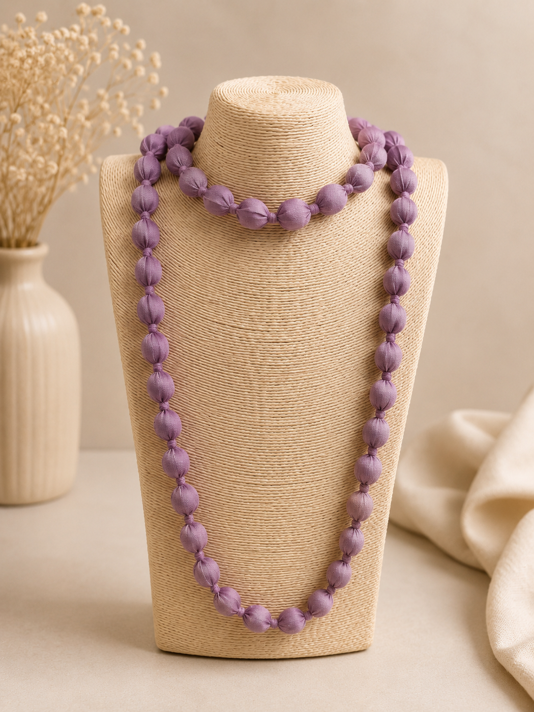 COLLAR LARGO BOLAS THIN