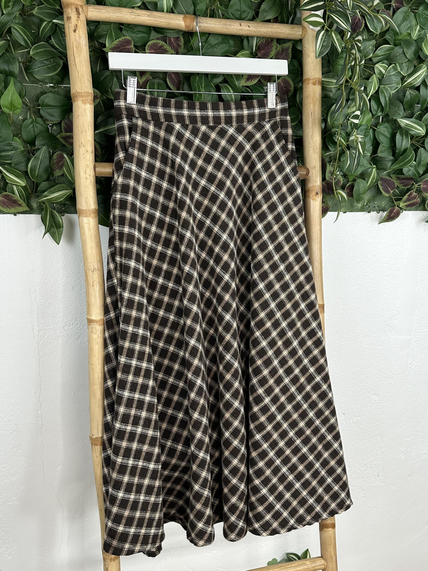 FALDA CUADROS BOLSILLO