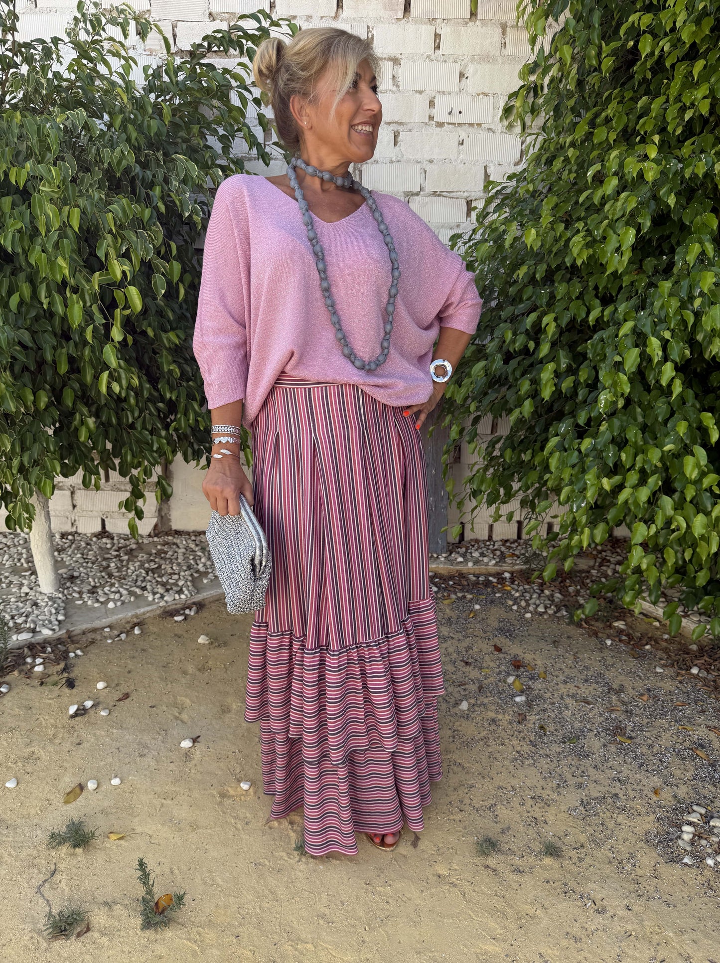 FALDA RAYAS VOLANTES