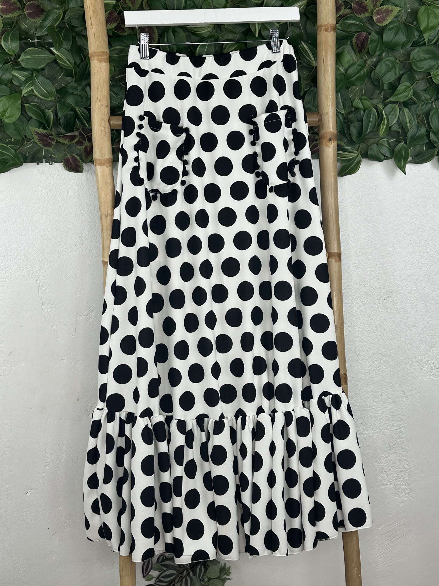 FALDA ROCIERA LUNARES