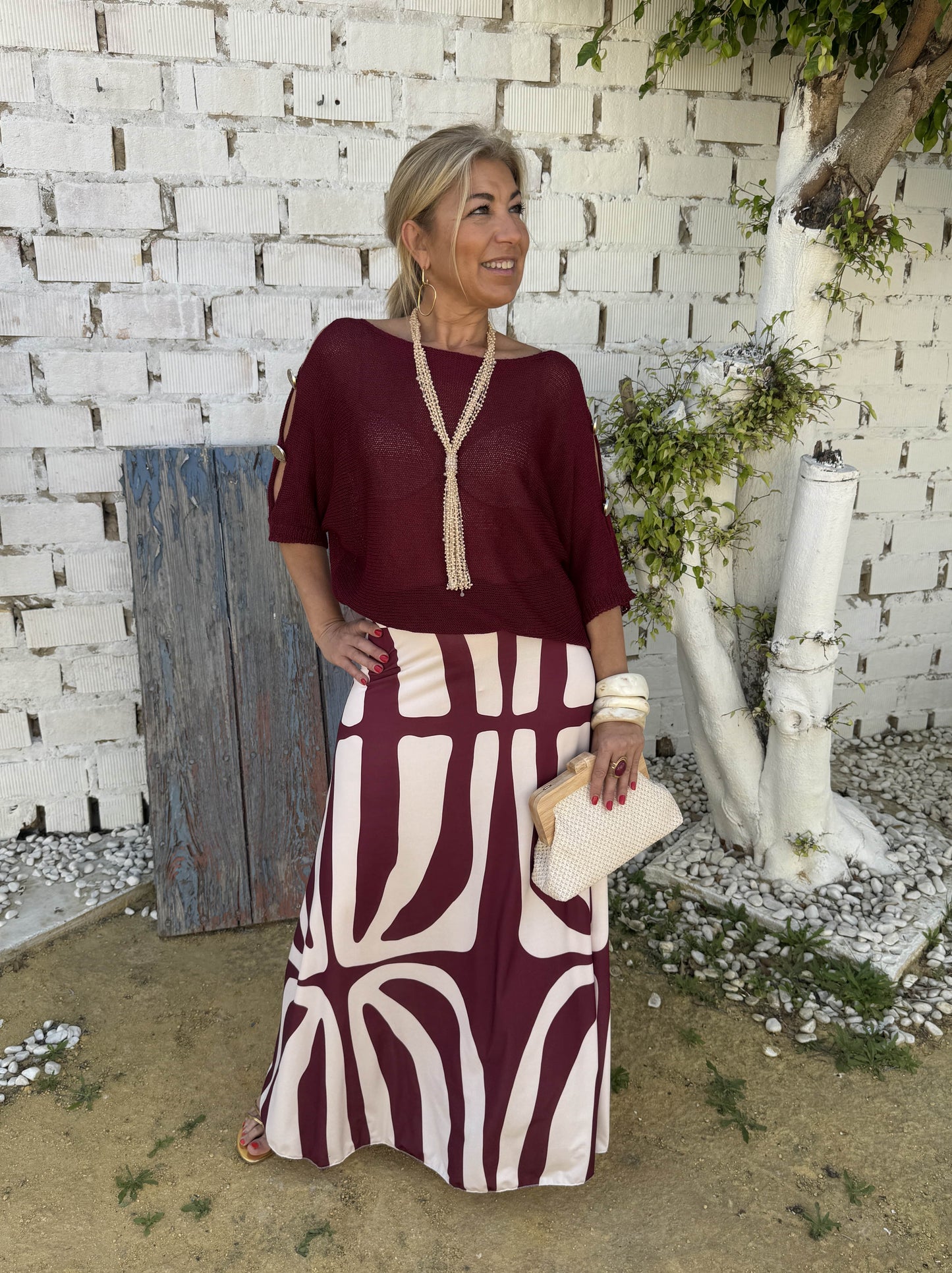 FALDA NIARA ESTAMPADA