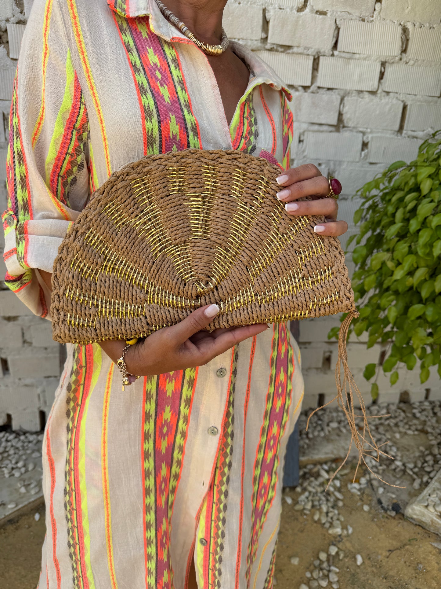 CARTERA DE MANO ABANICO