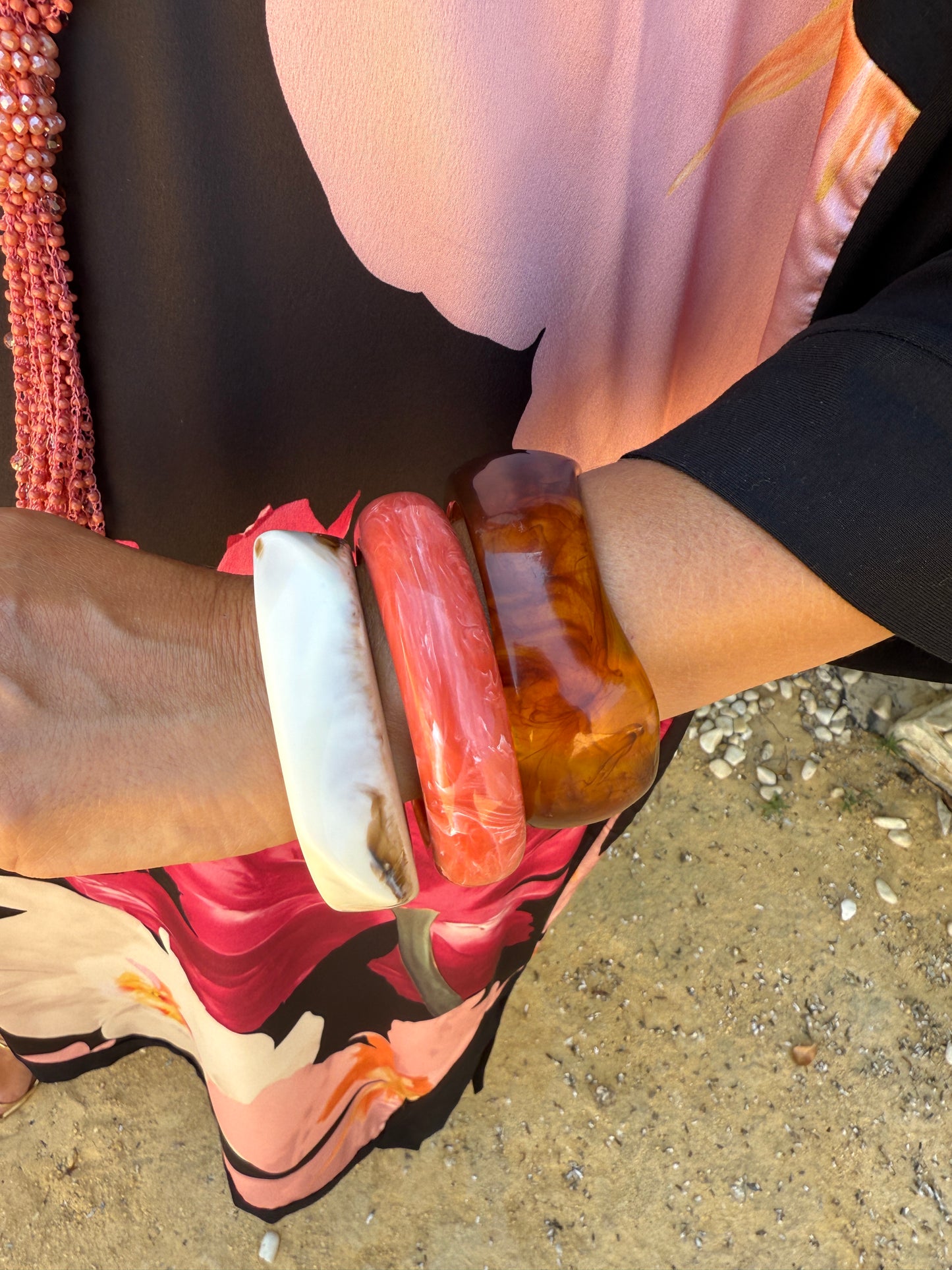 PACK BRAZALETES RESINA