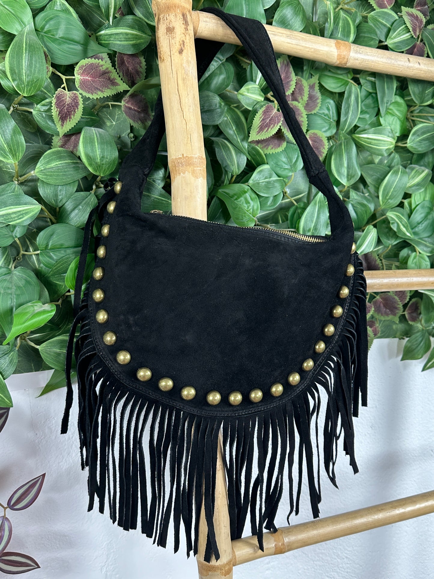 BOLSO MEDIA LUNA FLECOS