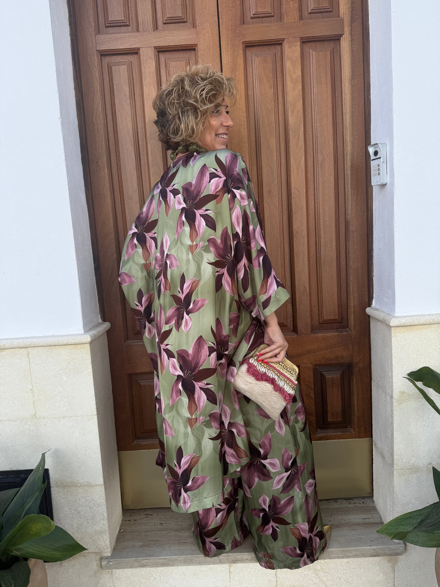 KIMONO MAXI ESTAMPADO