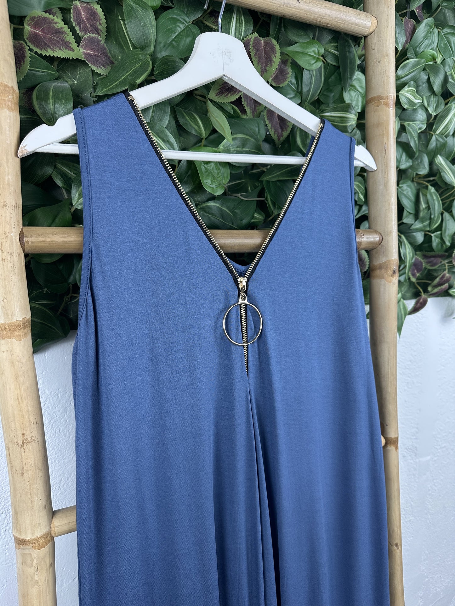 ZIPPER JUMPSUIT