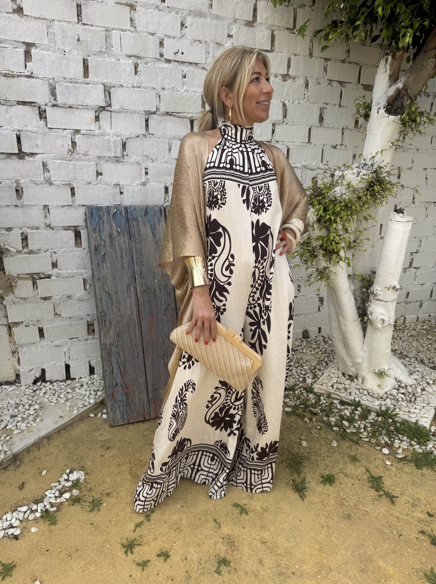 MONO HALTER BICOLOR