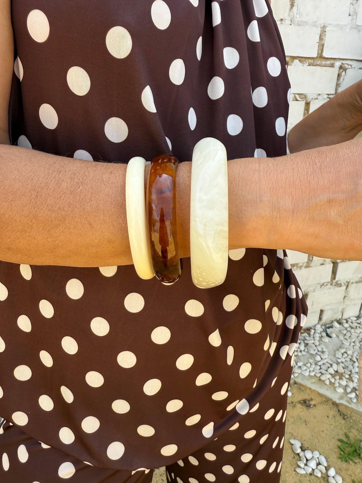 PACK 3 PULSERAS RESINA