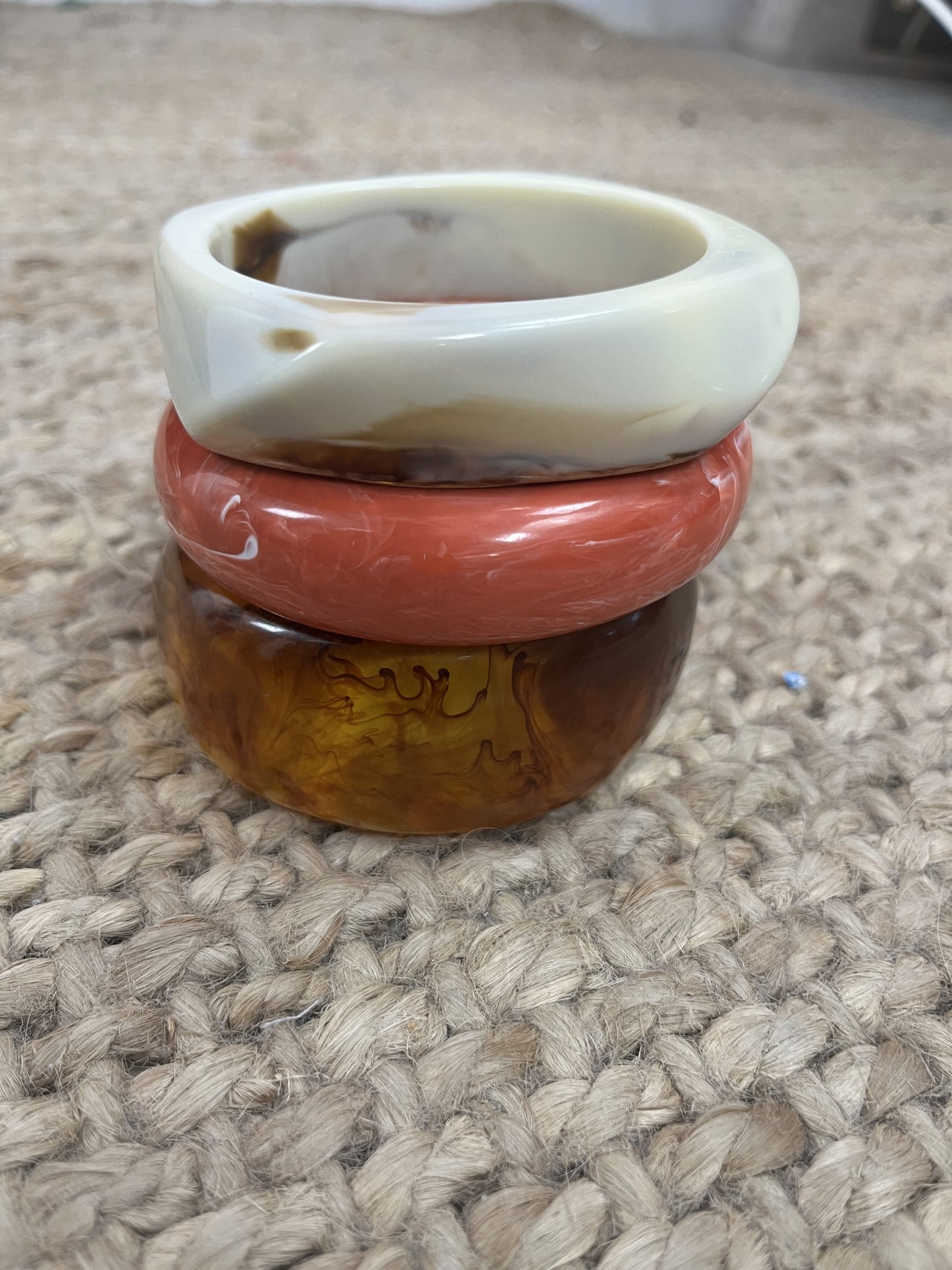 PACK BRAZALETES RESINA