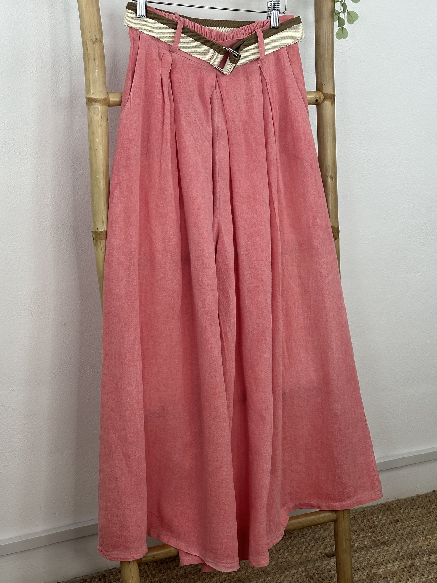 PANTALÓN ALGODÓN CINTURÓN