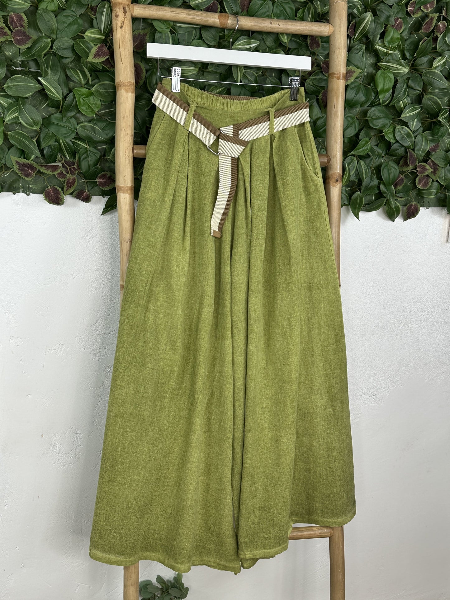 PANTALÓN ALGODÓN CINTURÓN