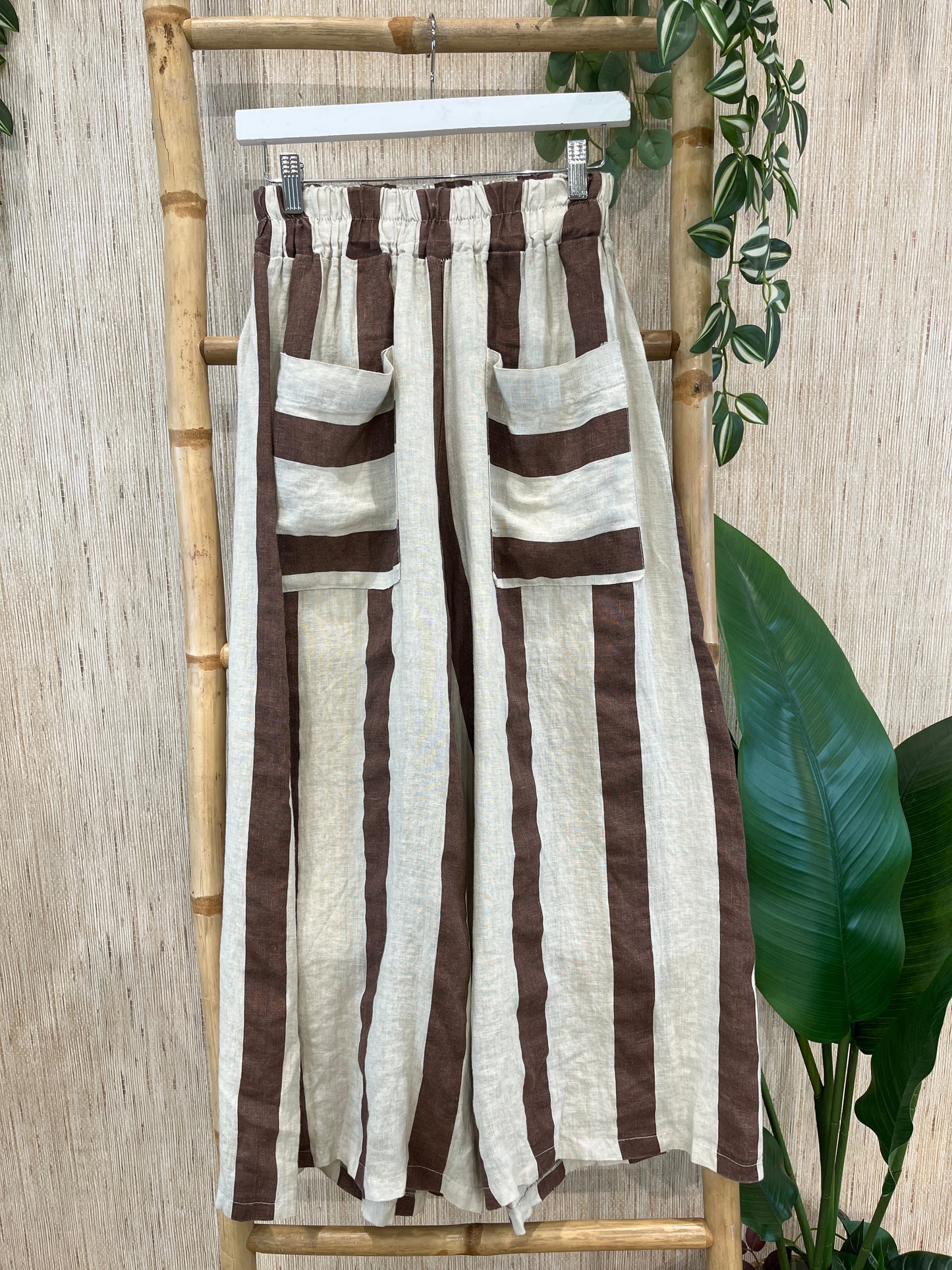 PANTALÓN LINO RAYAS