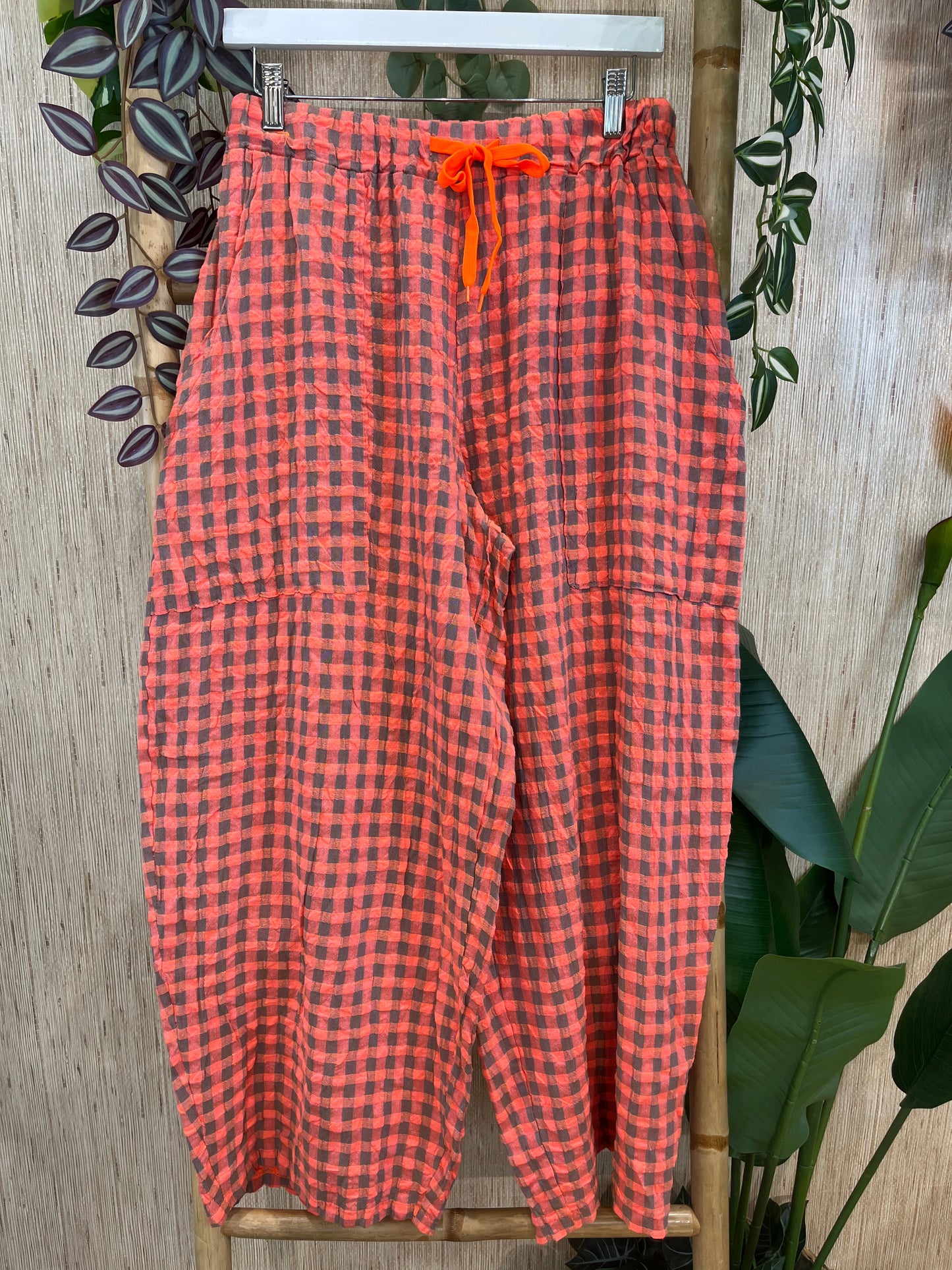 PANTALÓN VICHY FLÚOR