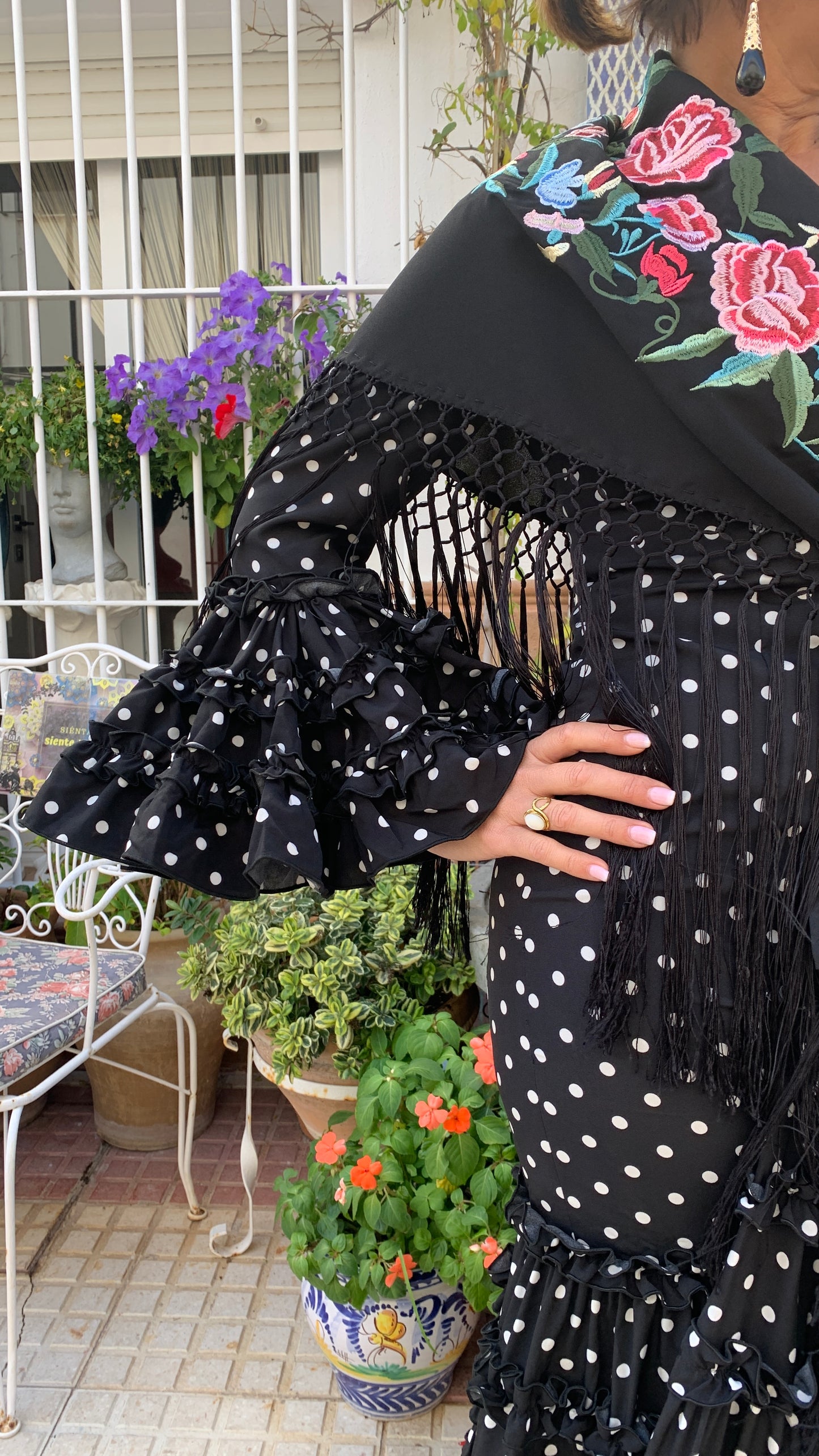 TRAJE LOLA FLAMENCO VERMELHO