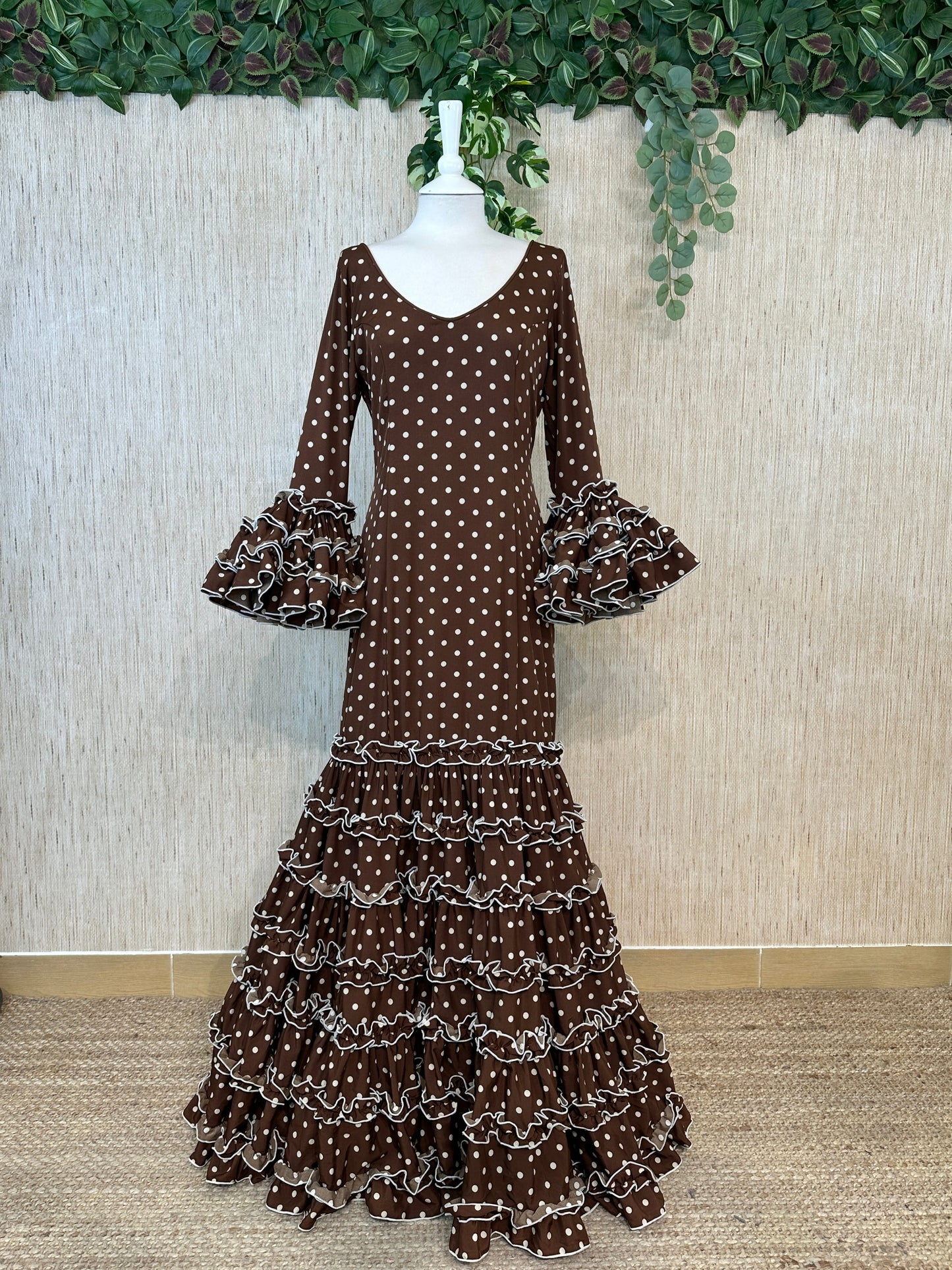 TRAJE DE FLAMENCA TARANTO LUNARES
