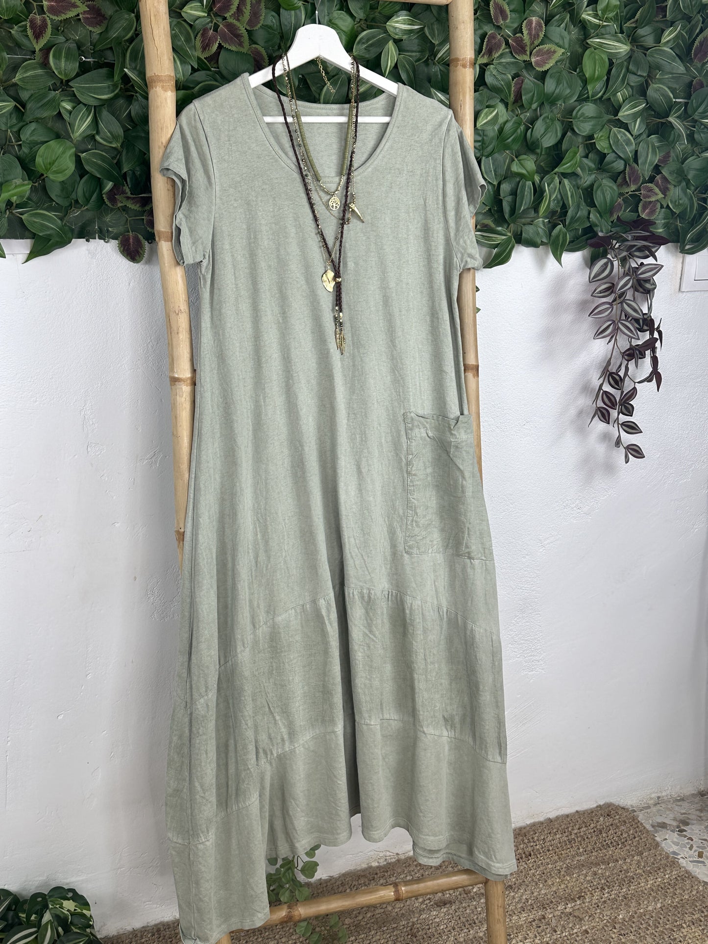 PREVENTA - VESTIDO ALGODÓN BOLSILLO