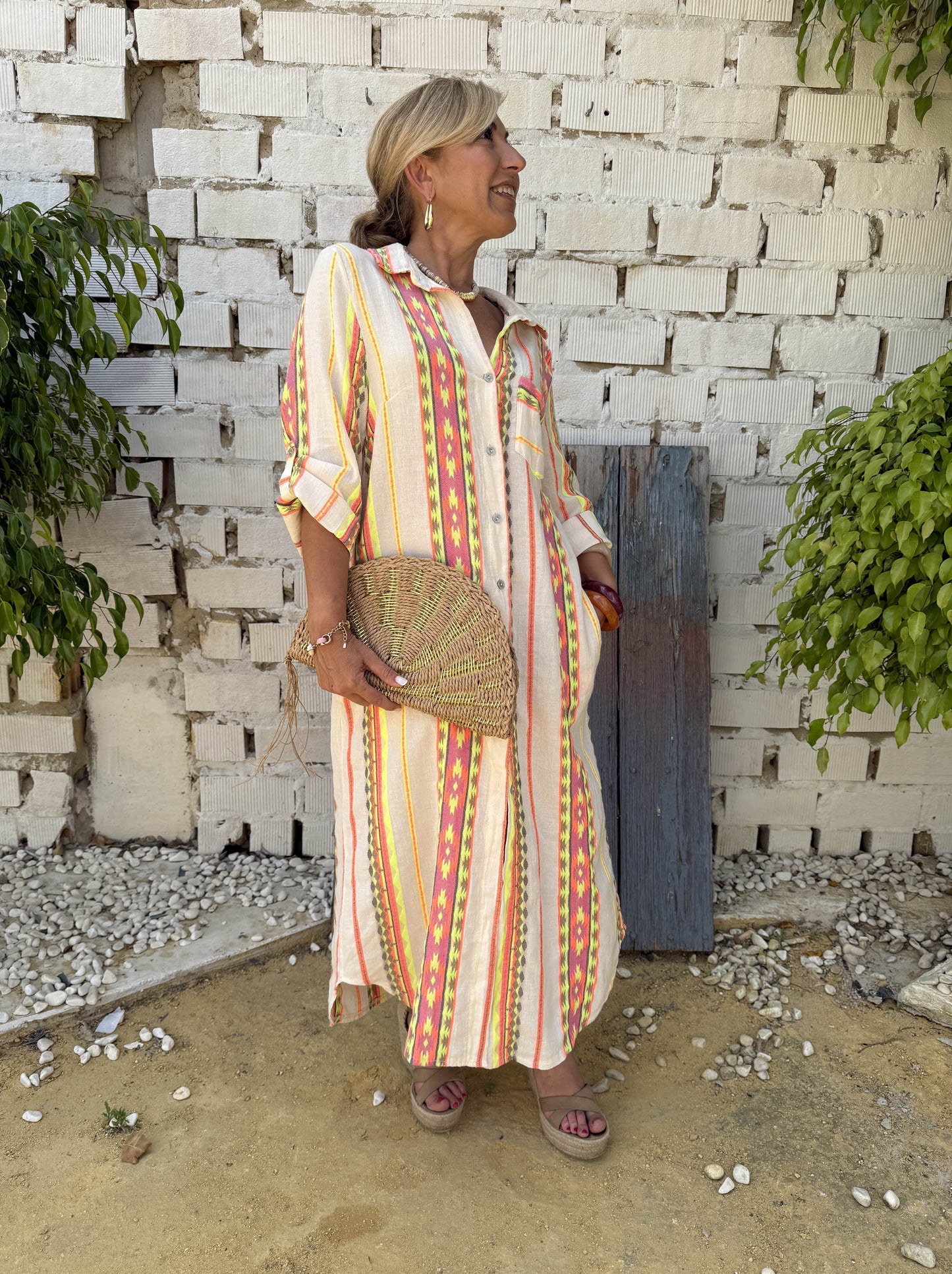 VESTIDO CAMISERO FLÚOR
