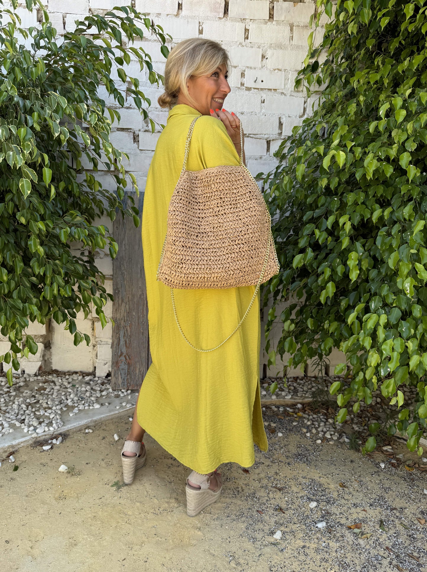 VESTIDO CAMISERO GOMA