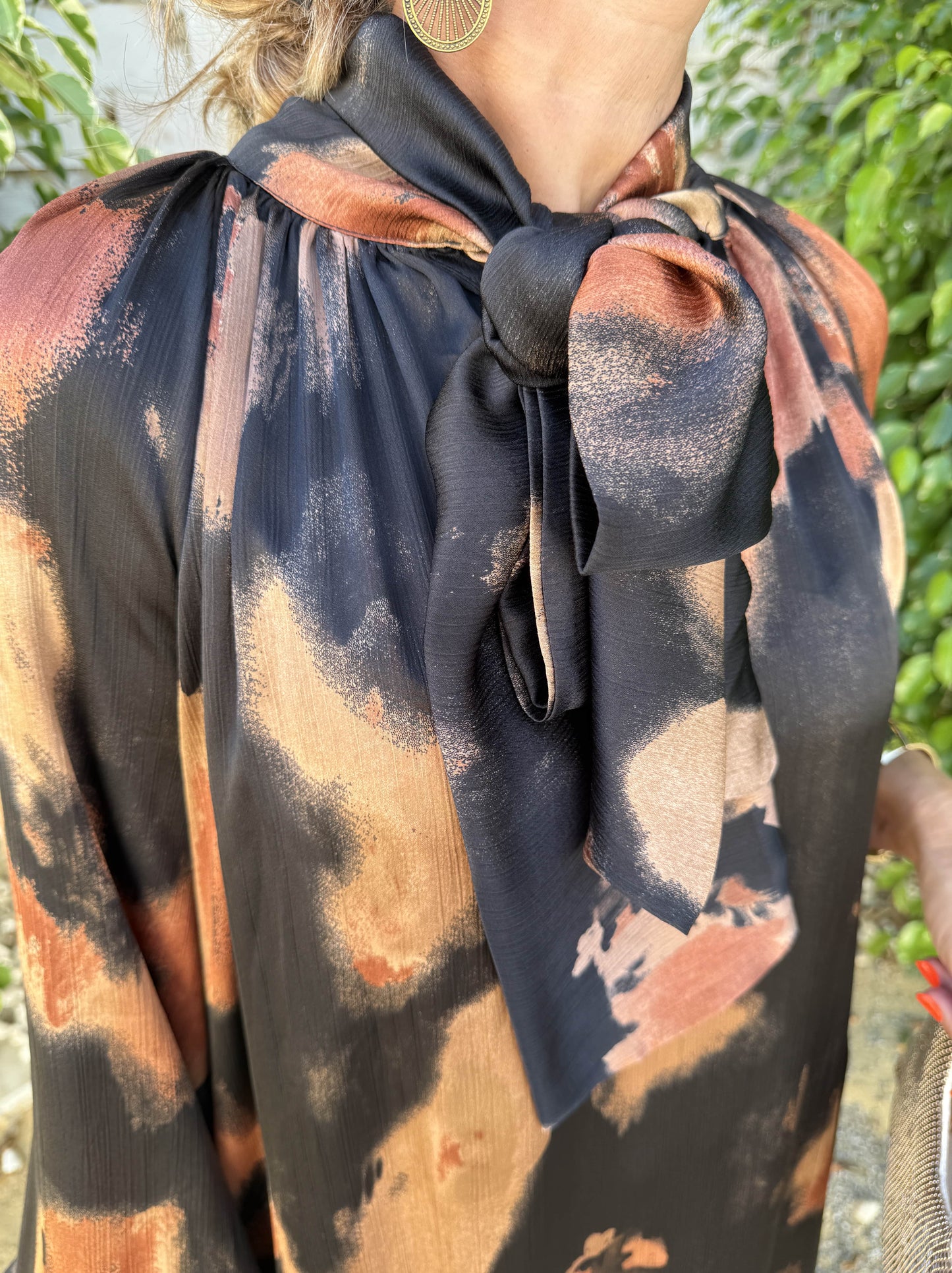 PREVENTA - VESTIDO CUELLO LAZO