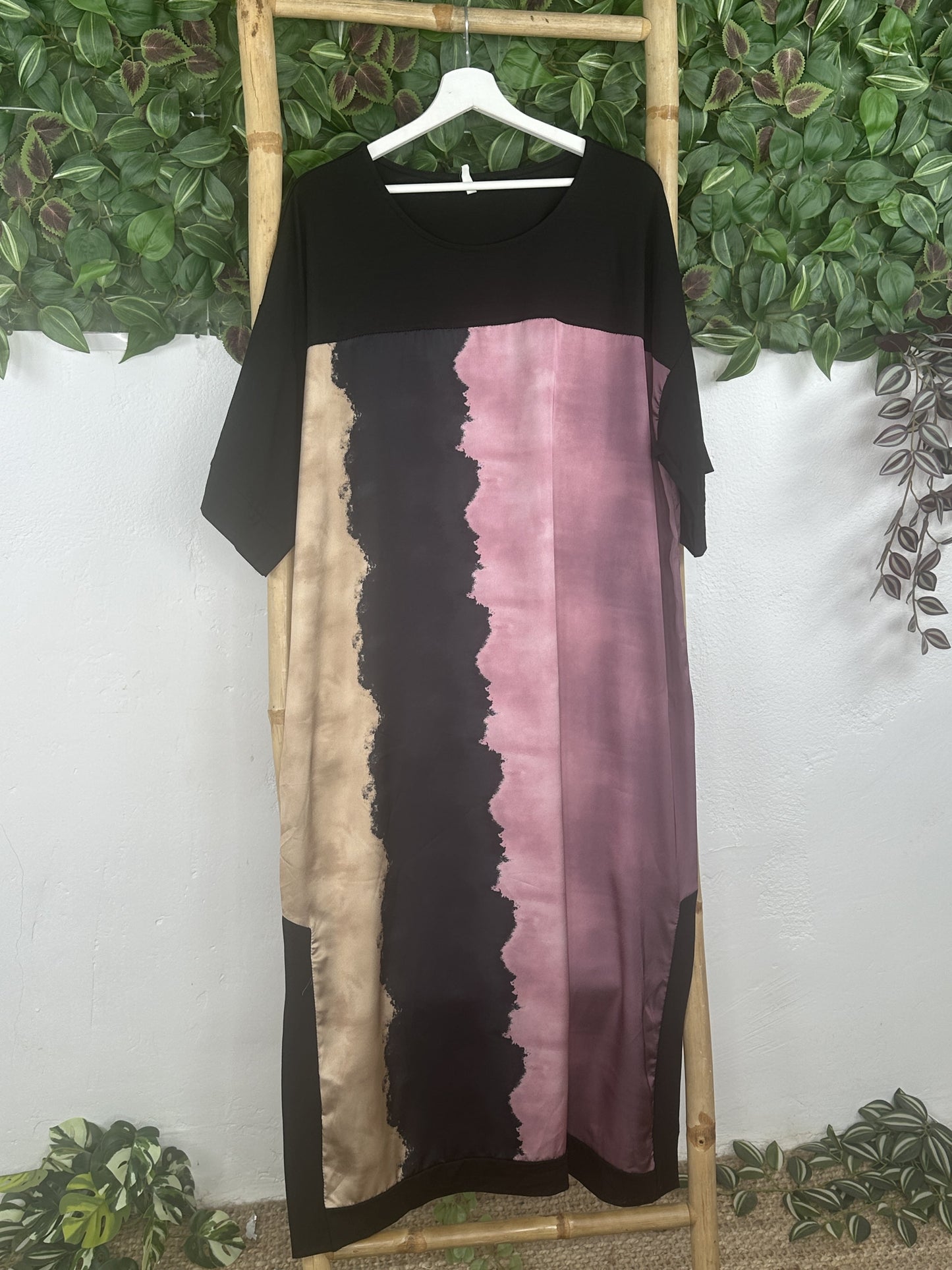 VESTIDO CURVY SATINADO DIFUMINADO