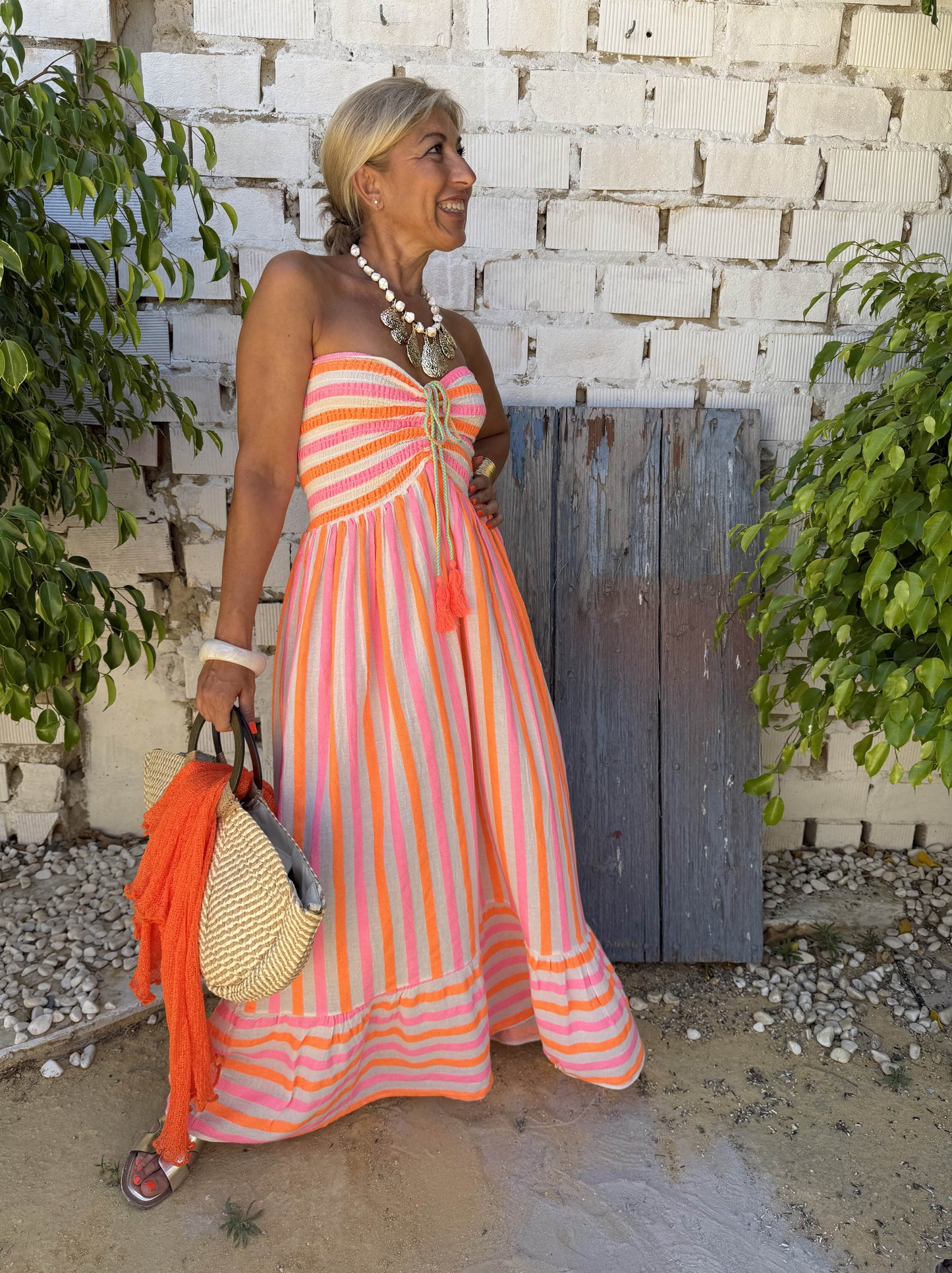 VESTIDO FLÚOR PALABRA DE HONOR