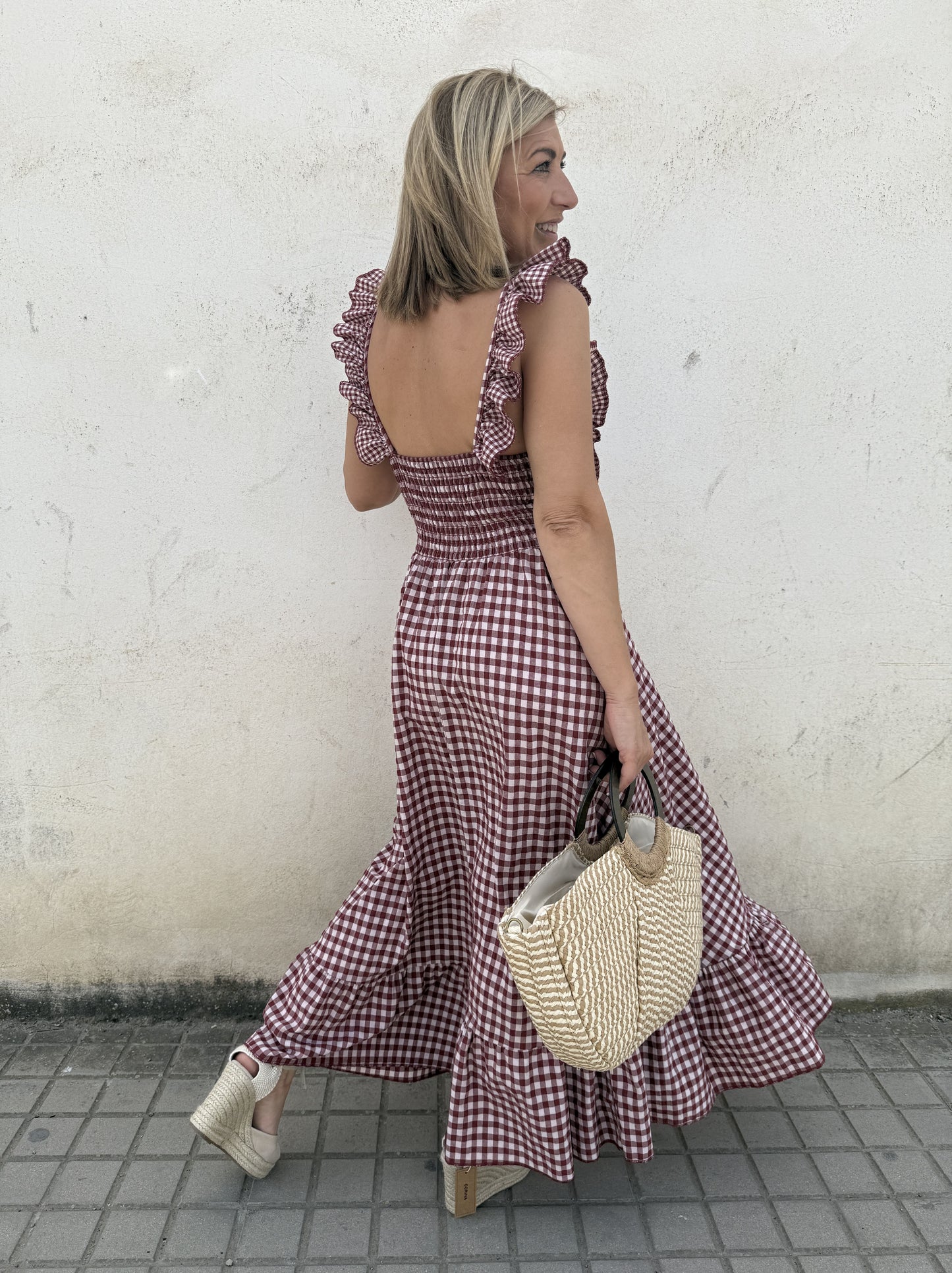 VESTIDO QUEIMADOR VICHY