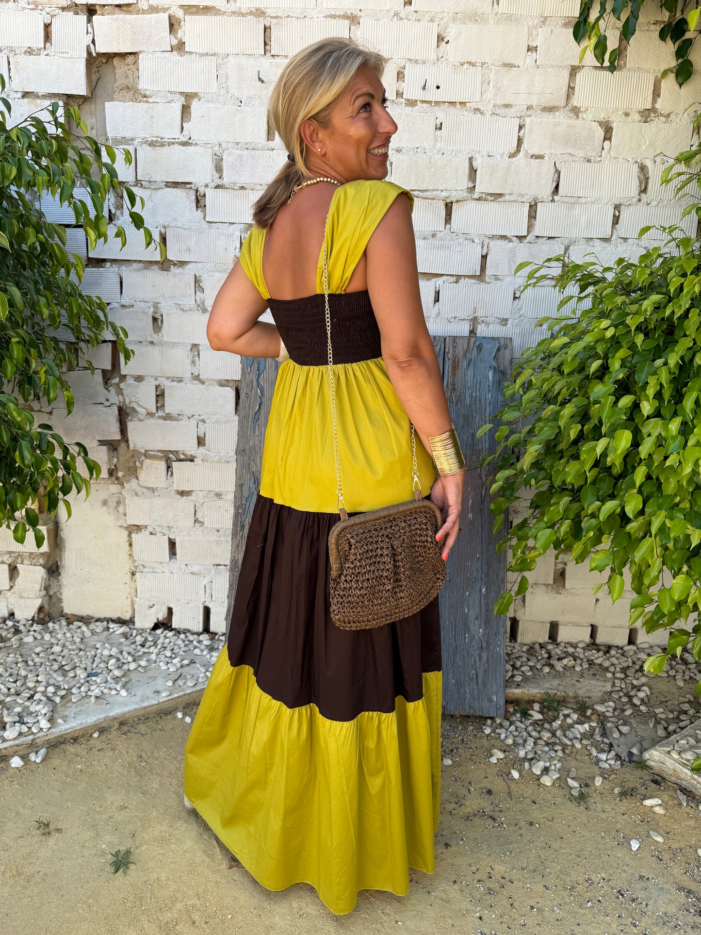 VESTIDO TAMARA BICOLOR