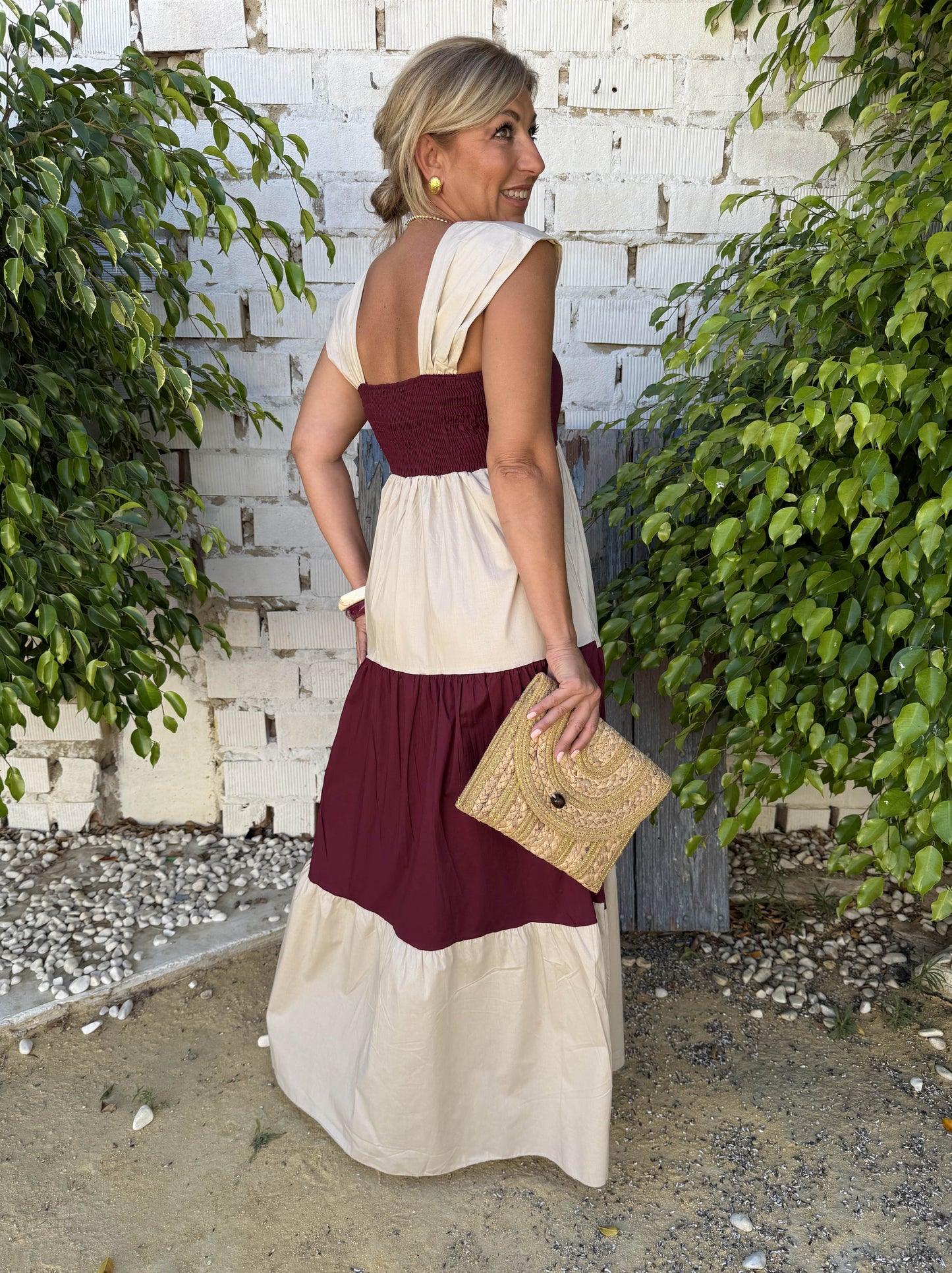 VESTIDO TAMARA BICOLOR