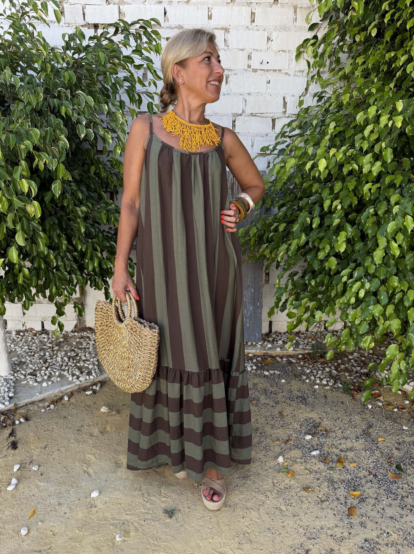 VESTIDO TIRANTES RAYAS