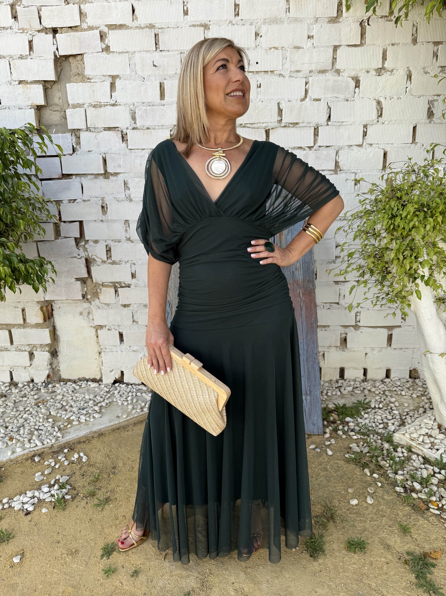 VESTIDO TUL LARGO