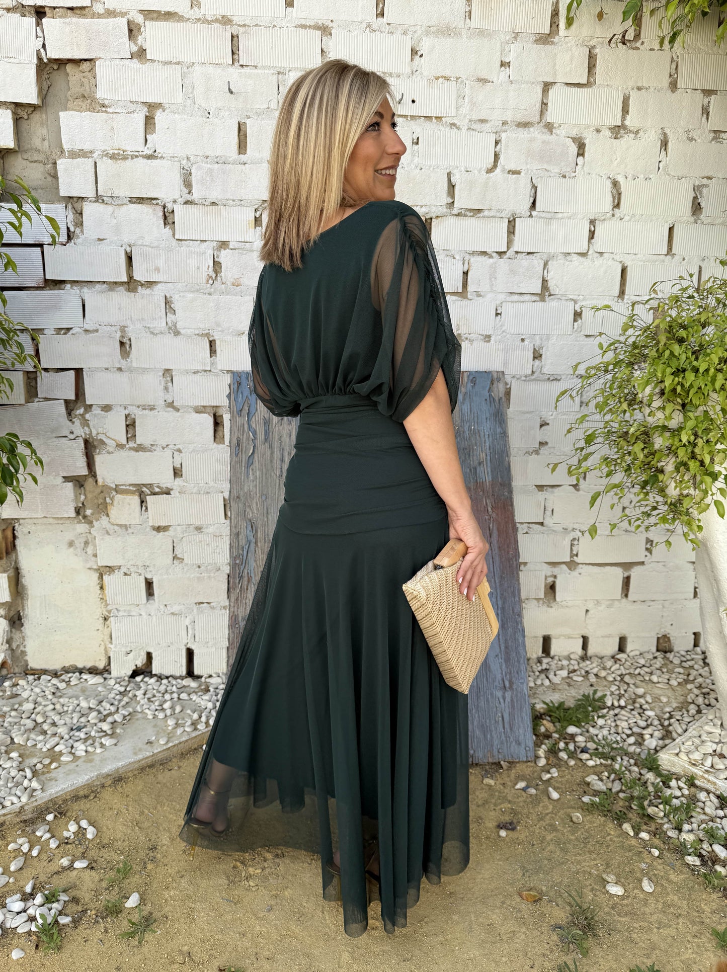 VESTIDO TUL LARGO