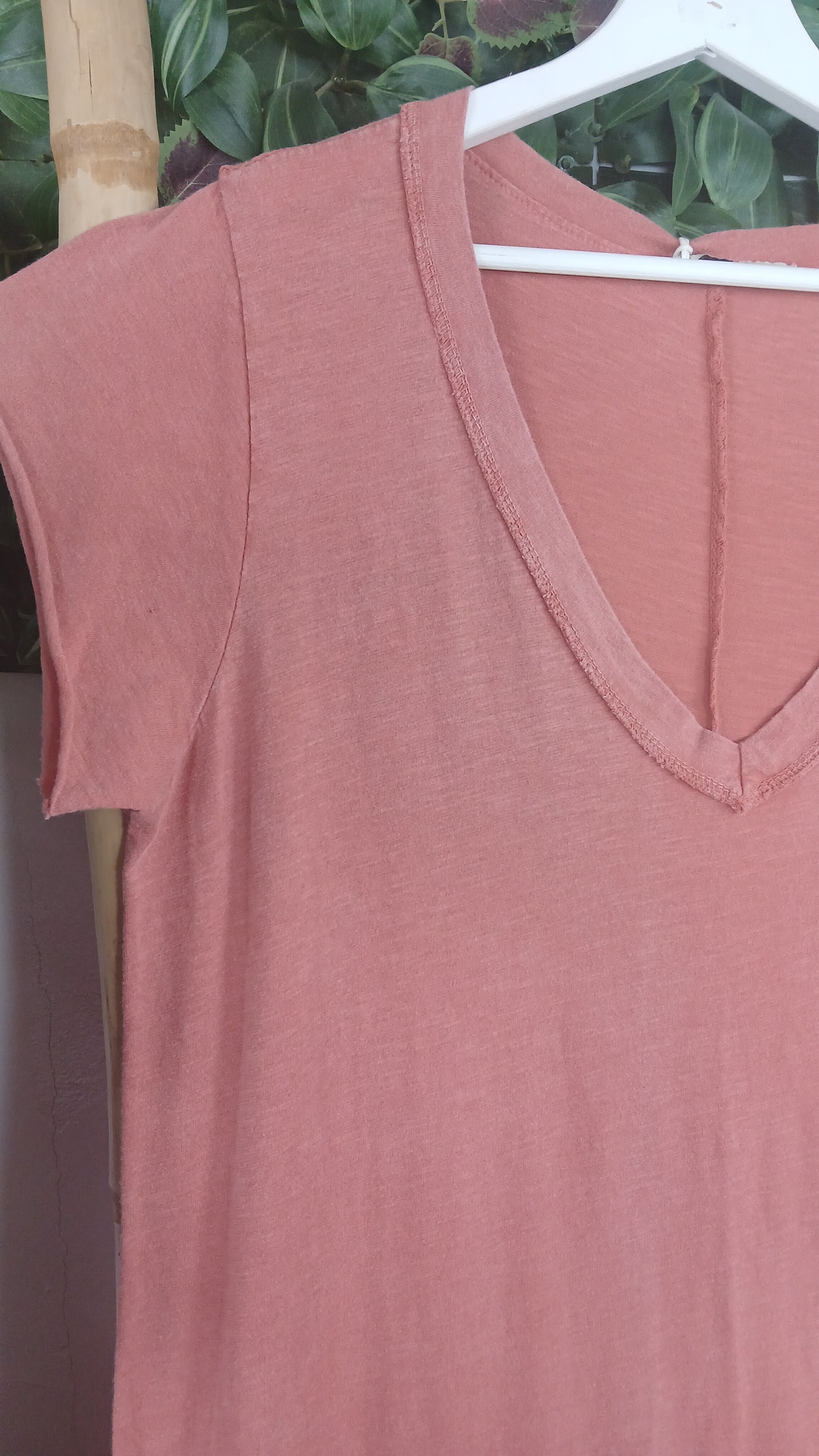 VESTIDO ALGODÓN ESCOTE PICO