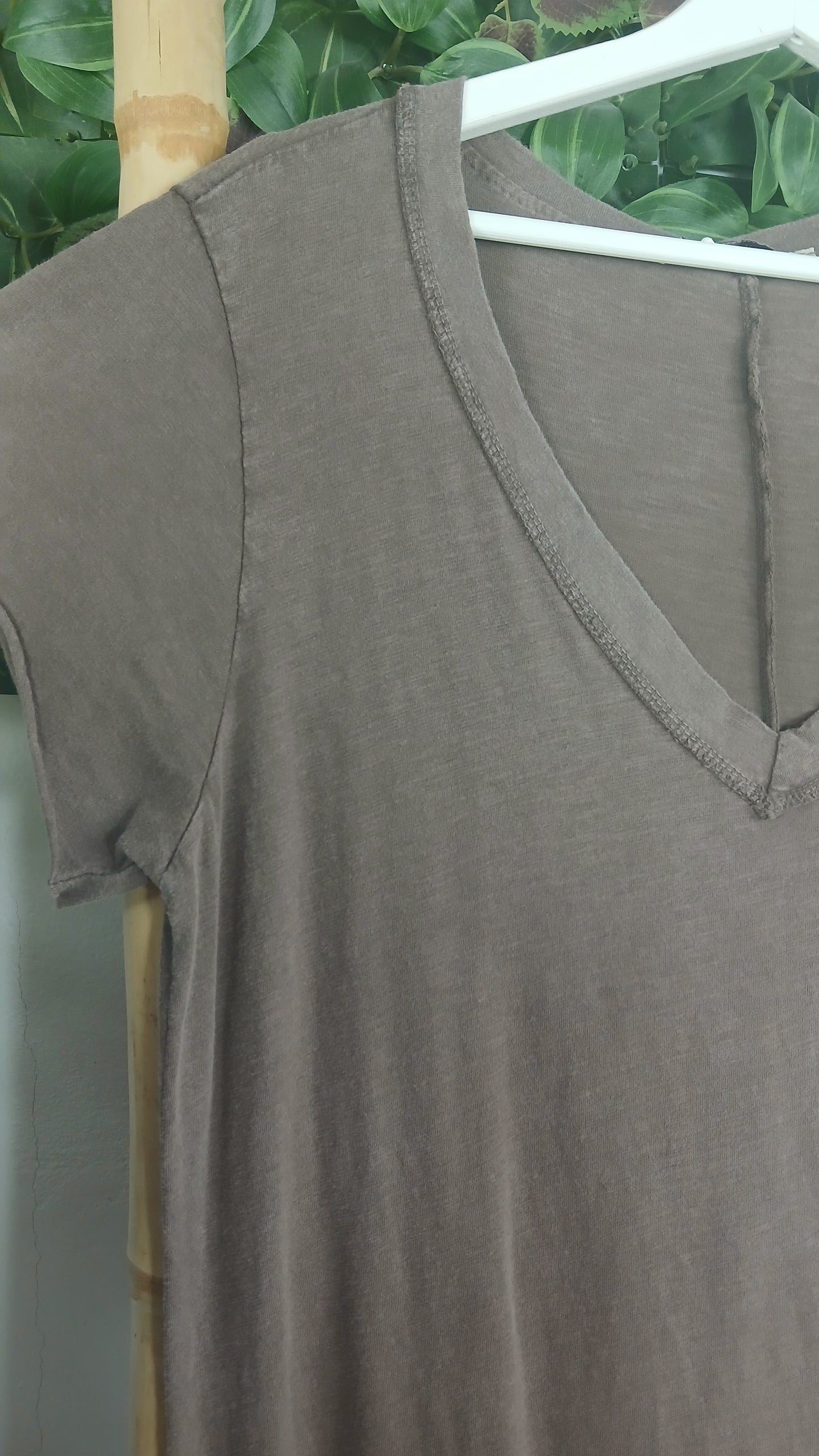 VESTIDO ALGODÓN ESCOTE PICO